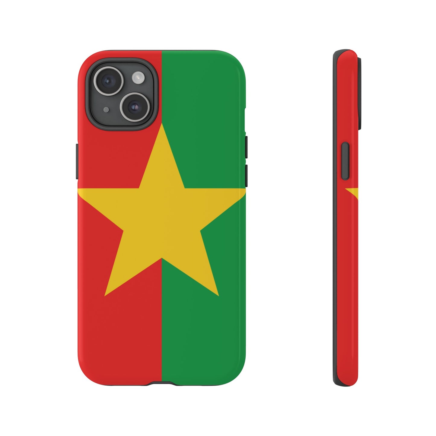 Burkina Faso Flag Phone Case | iPhone 15 Plus/ Pro, 14, 13, 12| Google Pixel 7, Pro, 5| Samsung Galaxy S23 All Major Phone Models