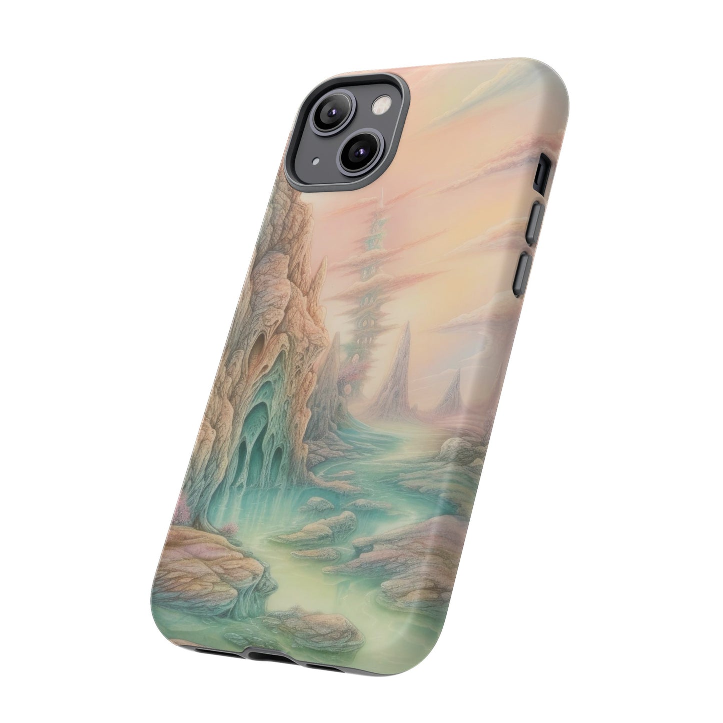 Caves Sci-Fi Wallpaper Phone Case | iPhone 15 Plus/ Pro, 14, 13, 12| Google Pixel 7, Pro, 5| Samsung Galaxy S23 All Major Phone Models