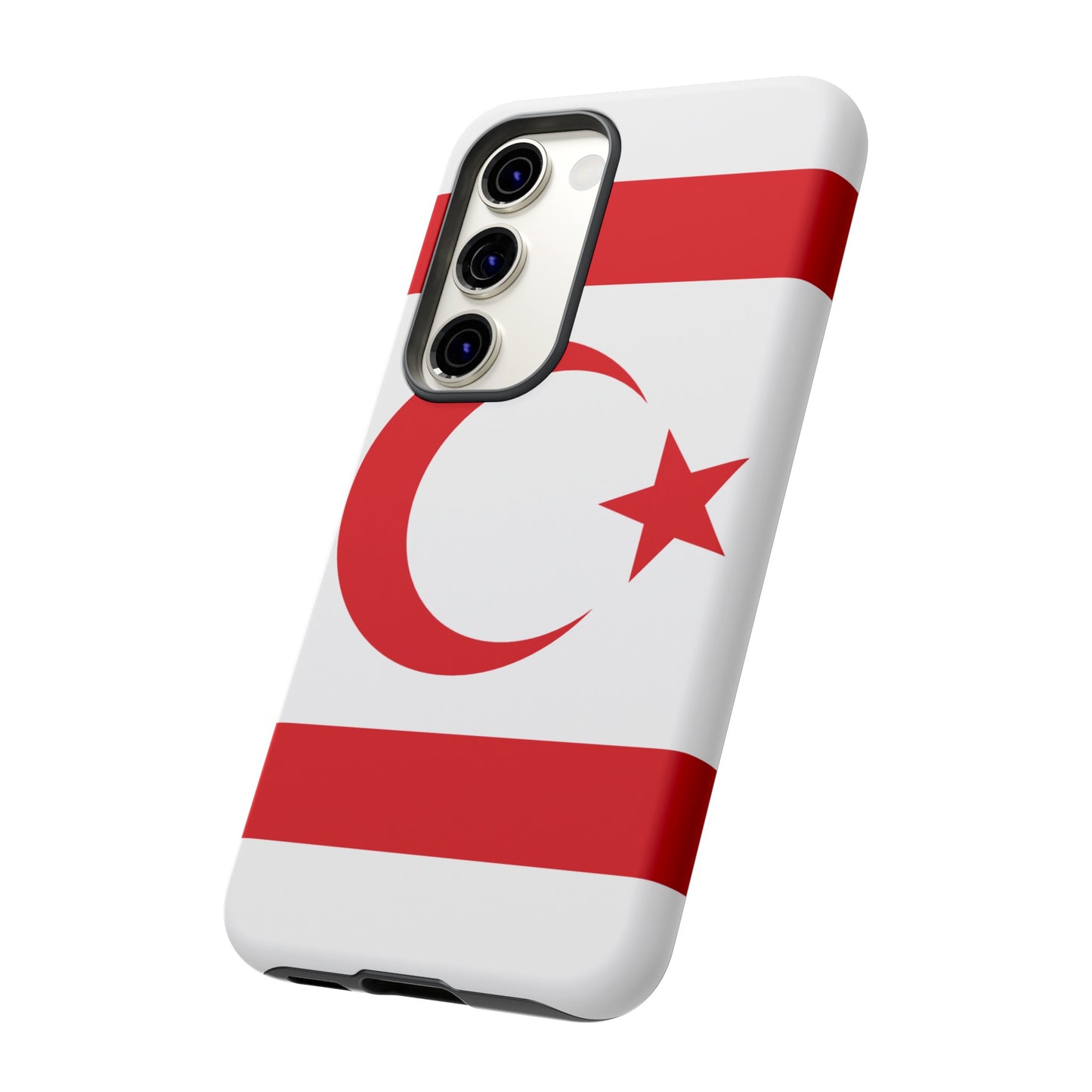 Northern Cyprus Flag Phone Case | iPhone 15 Plus/ Pro, 14, 13, 12| Google Pixel 7, Pro, 5| Samsung Galaxy S23 All Major Phone Models