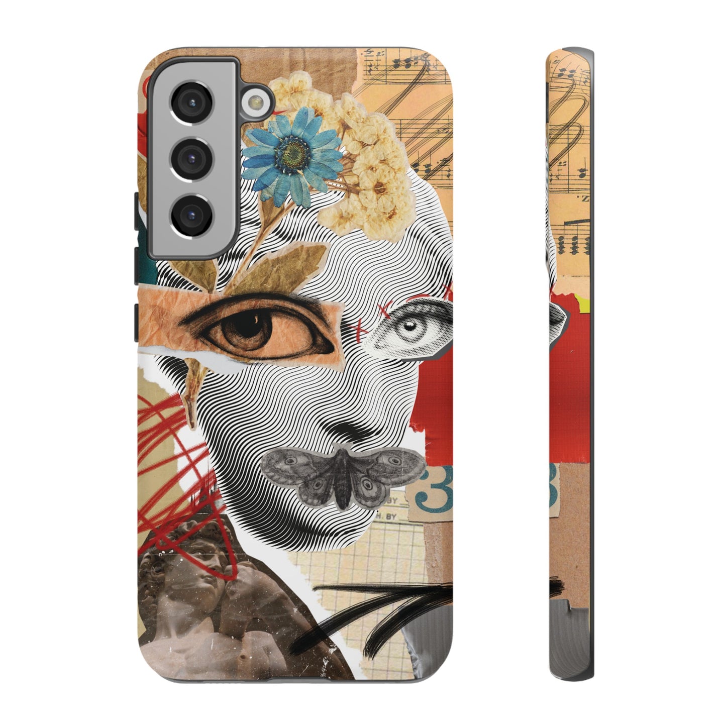 Woman Collage Wallpaper Phone Case | iPhone 15 Plus/ Pro, 14, 13, 12| Google Pixel 7, Pro, 5| Samsung Galaxy S23 All Major Phone Models