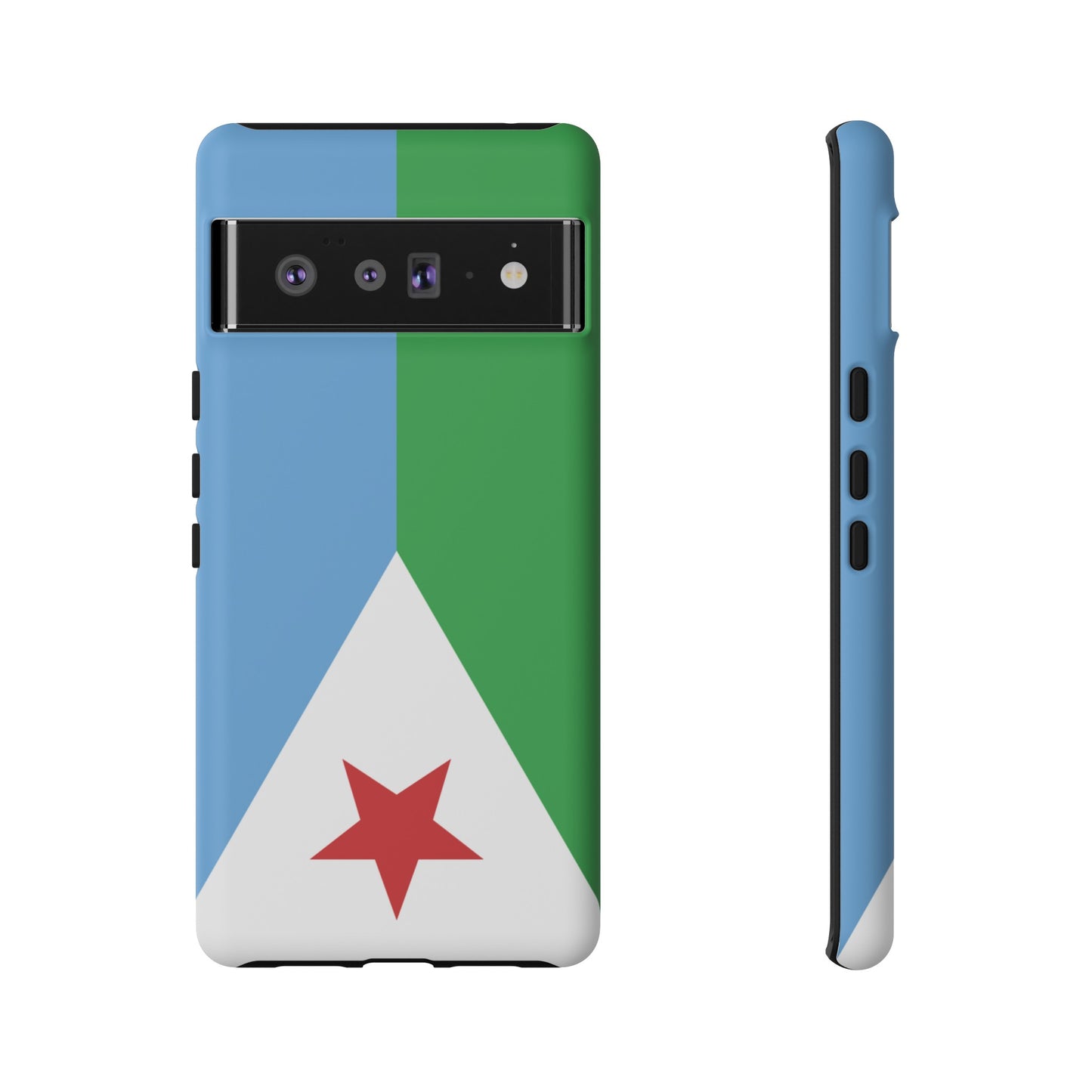 Djibouti Flag Phone Case | iPhone 15 Plus/ Pro, 14, 13, 12| Google Pixel 7, Pro, 5| Samsung Galaxy S23 All Major Phone Models