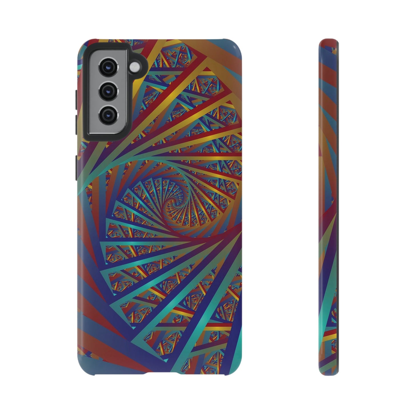 Colourful Spiral Wallpaper Phone Case | iPhone 15 Plus/ Pro, 14, 13, 12| Google Pixel 7, Pro, 5| Samsung Galaxy S23 All Major Phone Models