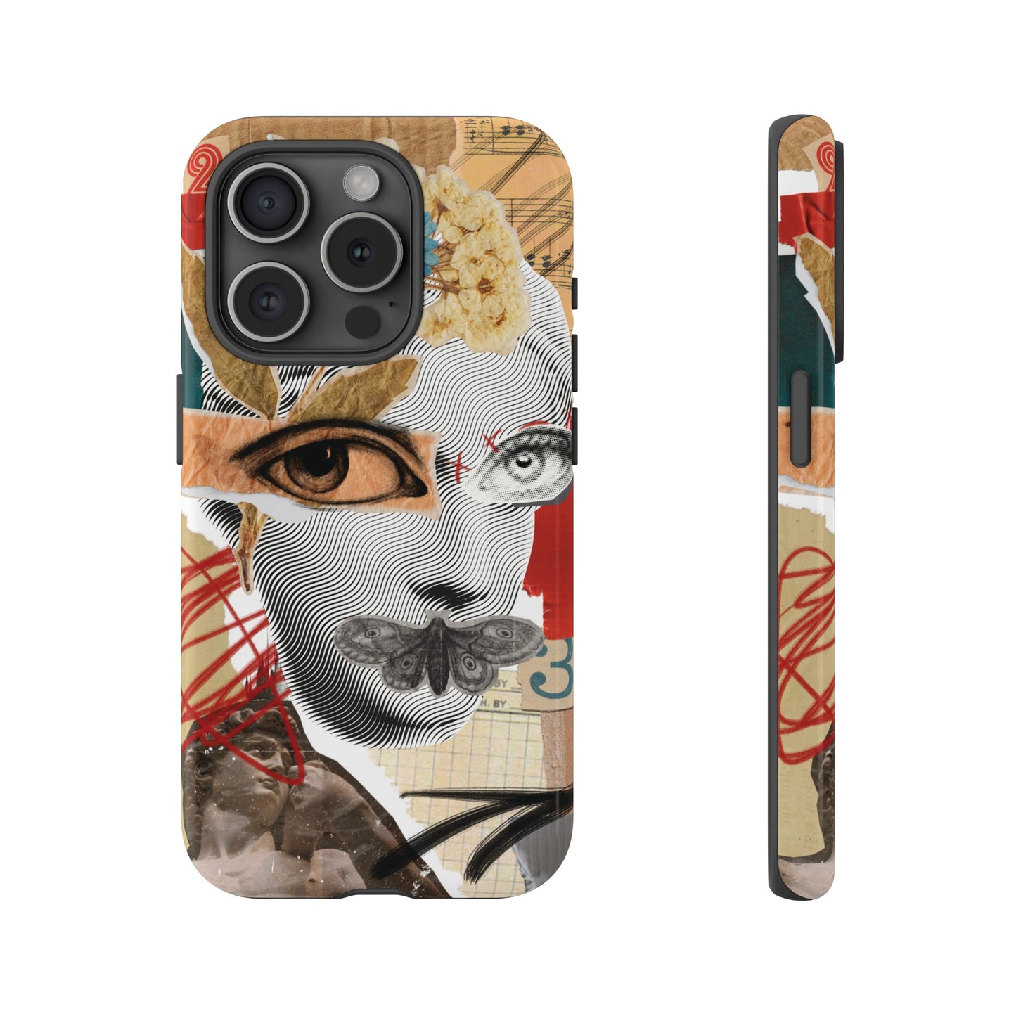 Woman Collage Wallpaper Phone Case | iPhone 15 Plus/ Pro, 14, 13, 12| Google Pixel 7, Pro, 5| Samsung Galaxy S23 All Major Phone Models