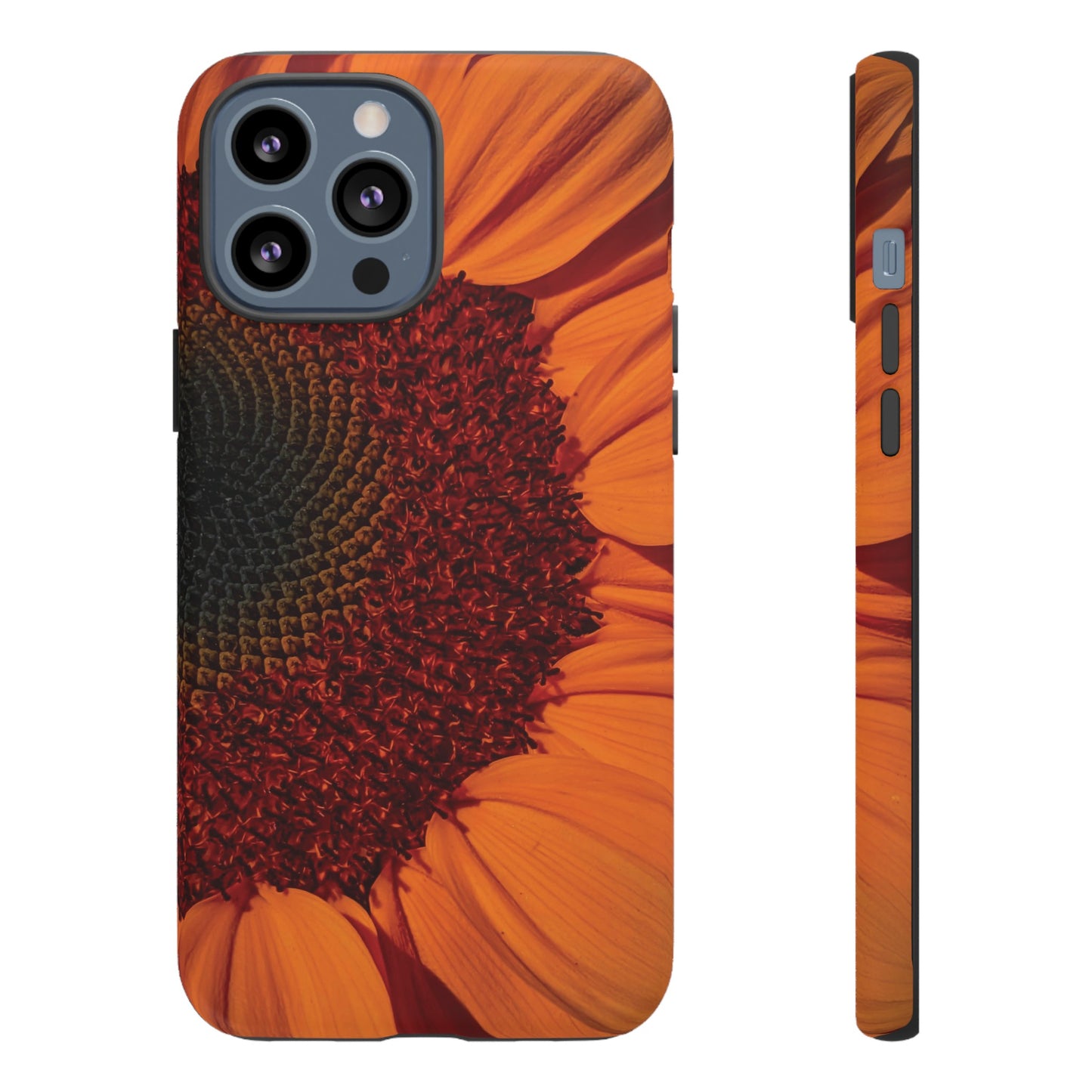 Orange Sunflower Wallpaper Phone Case | iPhone 15 Plus/ Pro, 14, 13, 12| Google Pixel 7, Pro, 5| Samsung Galaxy S23 All Major Phone Models