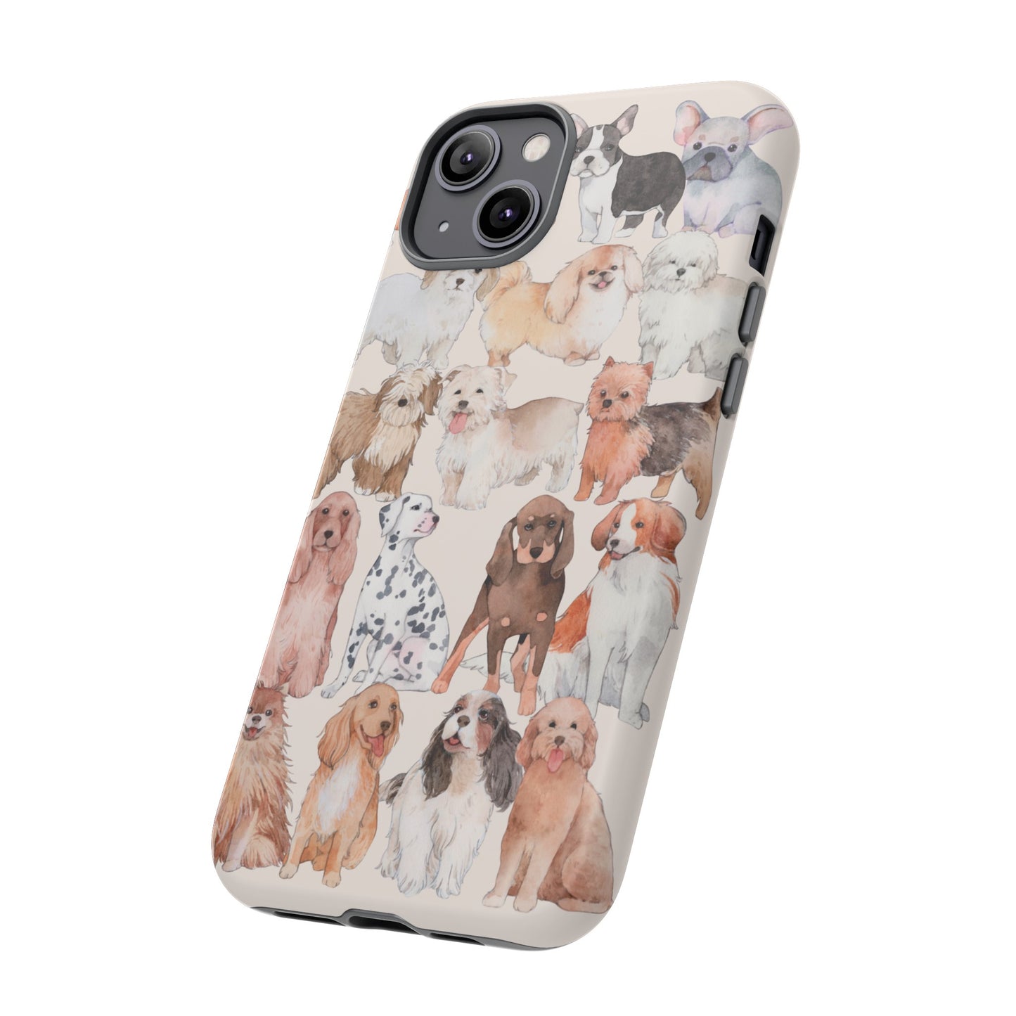 Dog Collage Wallpaper Phone Case | iPhone 15 Plus/ Pro, 14, 13, 12| Google Pixel 7, Pro, 5| Samsung Galaxy S23 All Major Phone Models