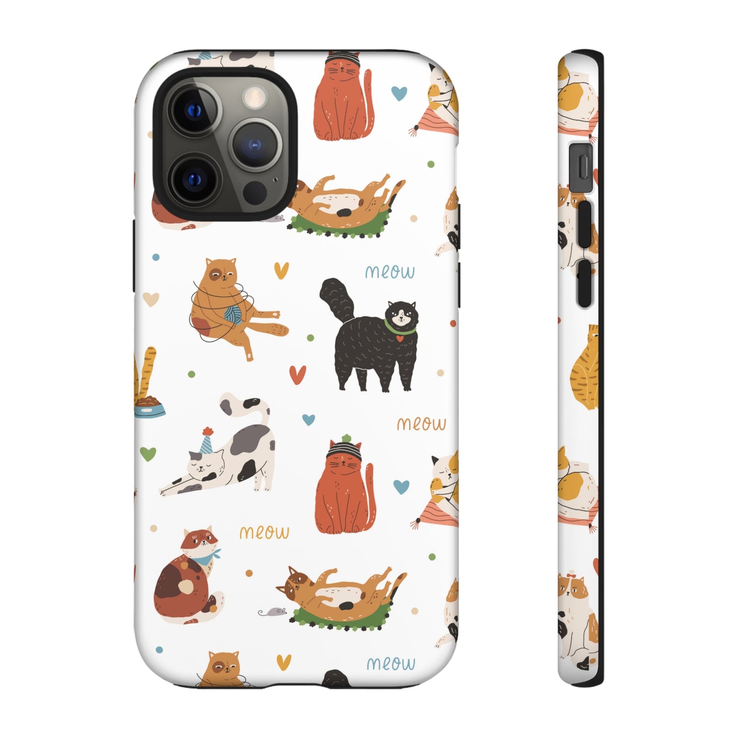 Collage of Cats Wallpaper Phone Case | iPhone 15 Plus/ Pro, 14, 13, 12| Google Pixel 7, Pro, 5| Samsung Galaxy S23 All Major Phone Models