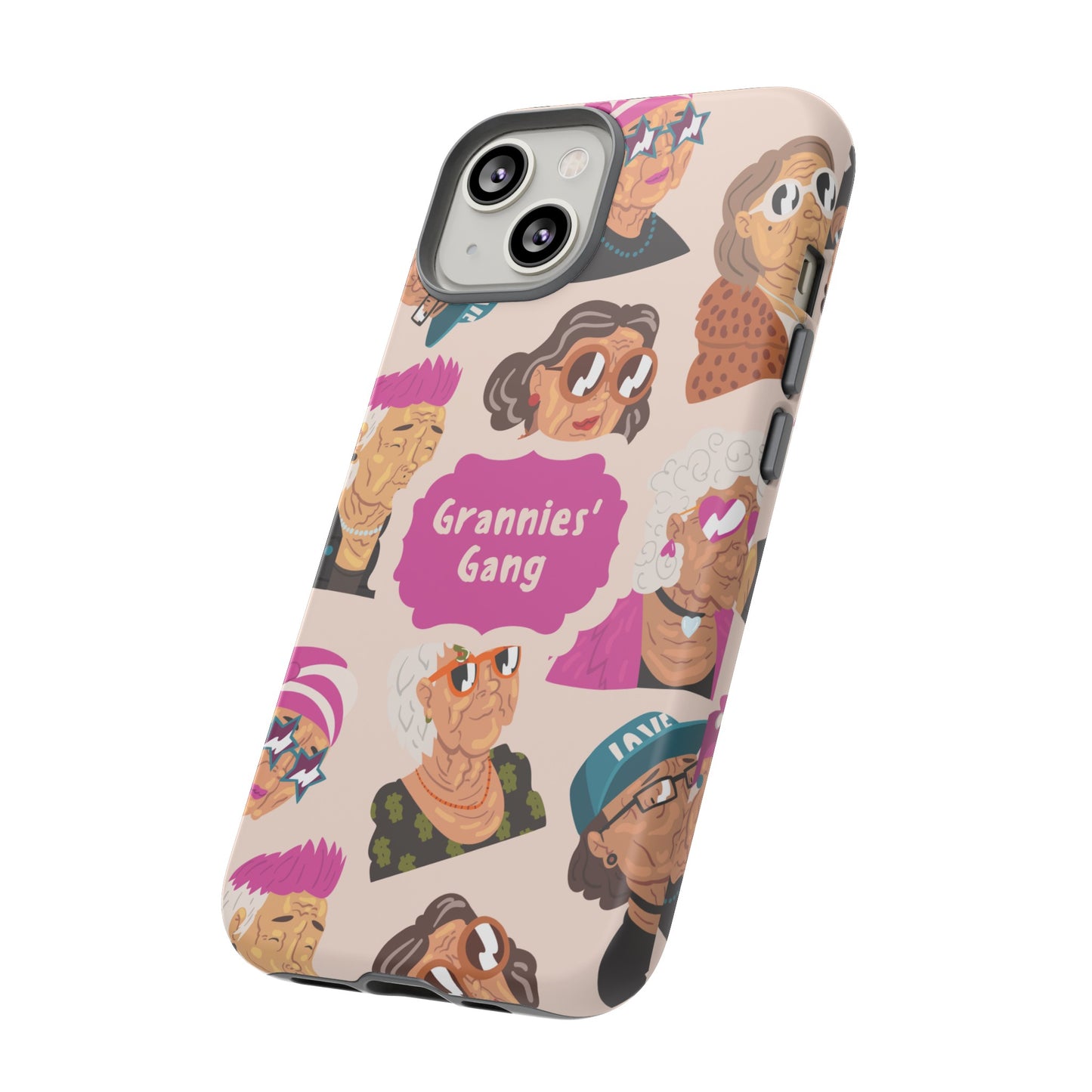 Grannies' Gang Wallpaper Phone Case | iPhone 15 Plus/ Pro, 14, 13, 12| Google Pixel 7, Pro, 5| Samsung Galaxy S23 All Major Phone Models