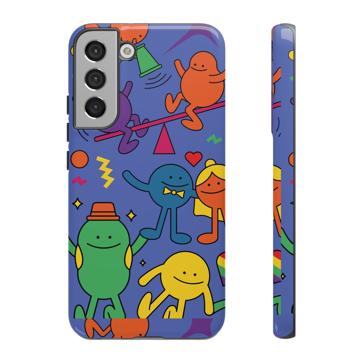 Colourful Cartoon Wallpaper Phone Case | iPhone 15 Plus/ Pro, 14, 13, 12| Google Pixel 7, Pro, 5| Samsung Galaxy S23 All Major Phone Models