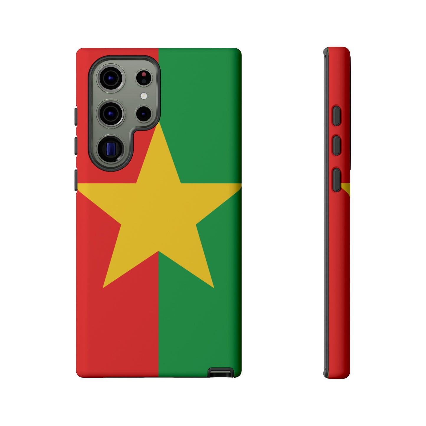 Burkina Faso Flag Phone Case | iPhone 15 Plus/ Pro, 14, 13, 12| Google Pixel 7, Pro, 5| Samsung Galaxy S23 All Major Phone Models