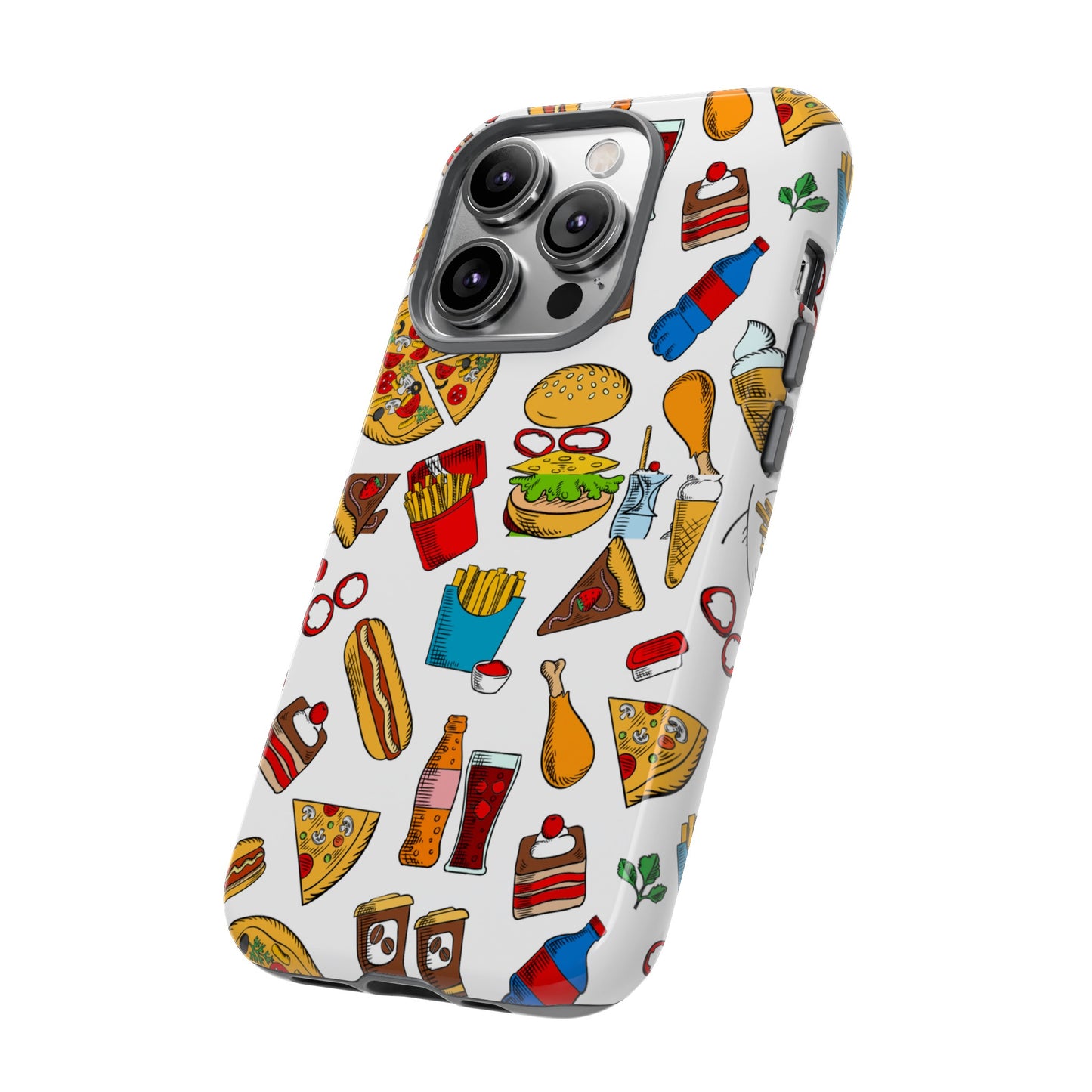 Fast Food Wallpaper Phone Case | iPhone 15 Plus/ Pro, 14, 13, 12| Google Pixel 7, Pro, 5| Samsung Galaxy S23 All Major Phone Models