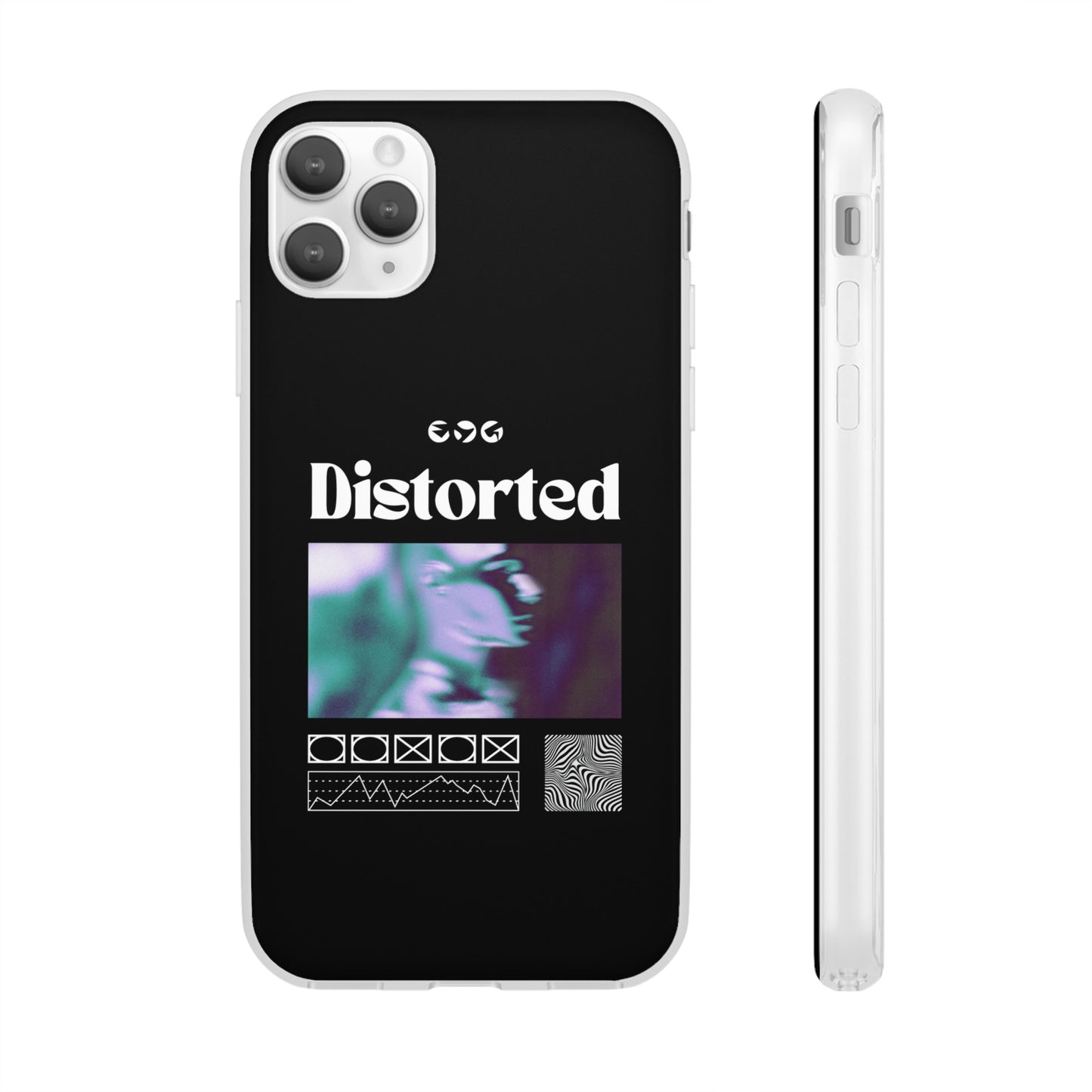 Distorted Phone Case | iPhone 15 Plus/ Pro, 14, 13, 12| Google Pixel 7, Pro, 5| Samsung Galaxy S23 All Major Phone Models