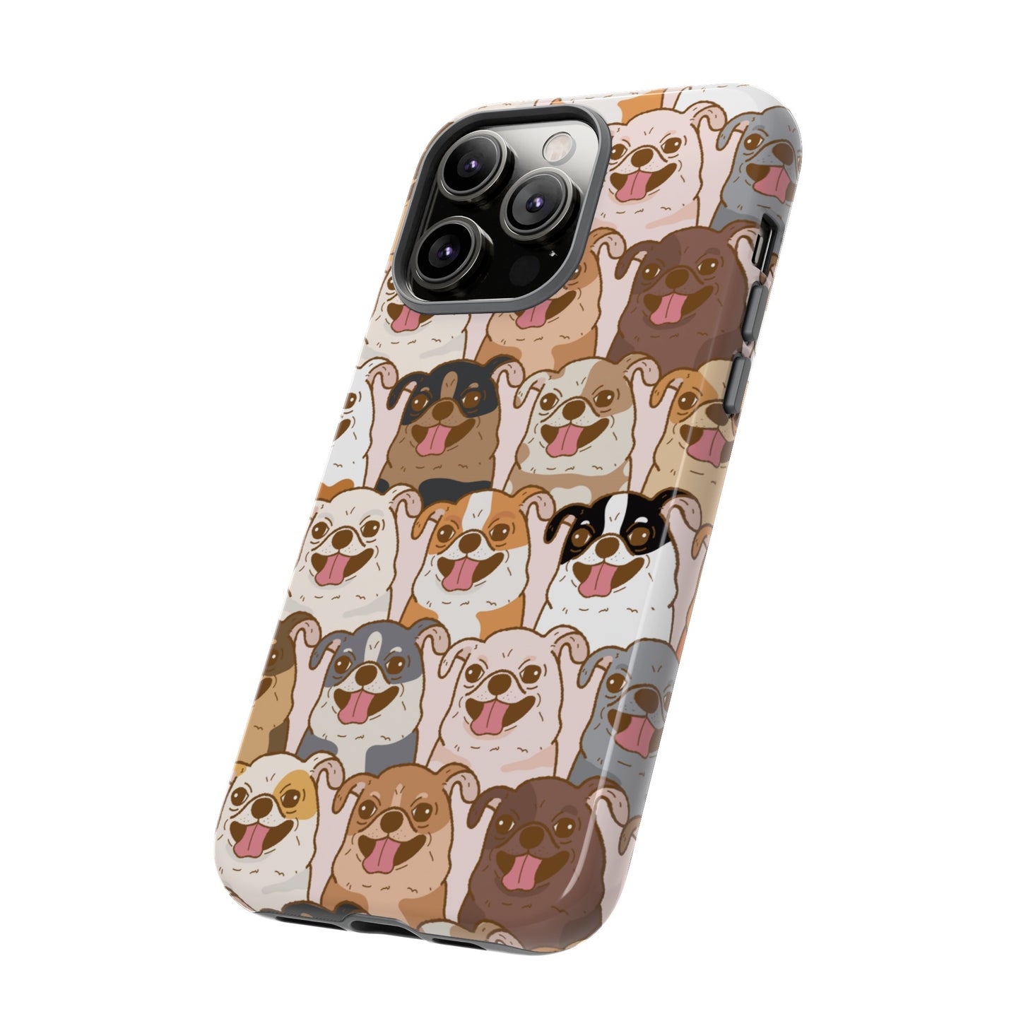 Dog Line Up Phone Case | iPhone 15 Plus/ Pro, 14, 13, 12| Google Pixel 7, Pro, 5| Samsung Galaxy S23 All Major Phone Models