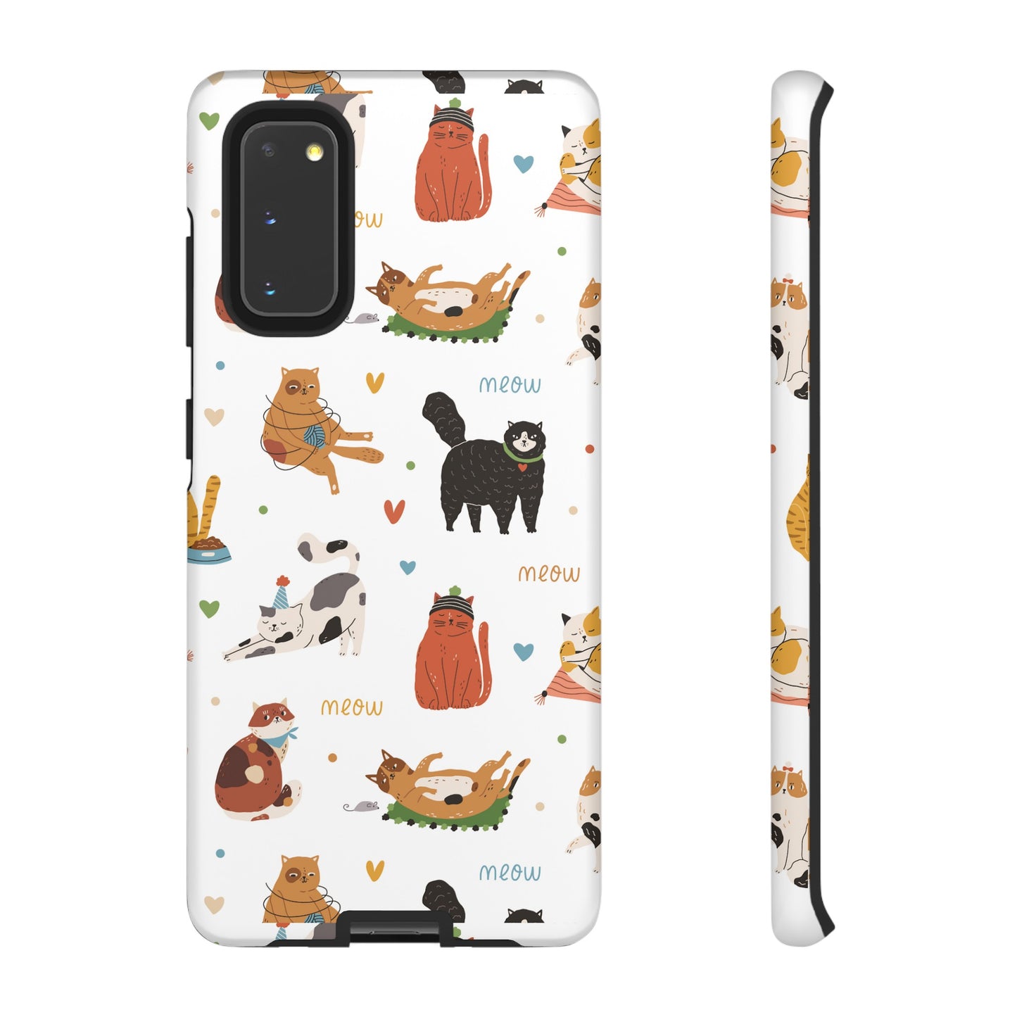 Collage of Cats Wallpaper Phone Case | iPhone 15 Plus/ Pro, 14, 13, 12| Google Pixel 7, Pro, 5| Samsung Galaxy S23 All Major Phone Models