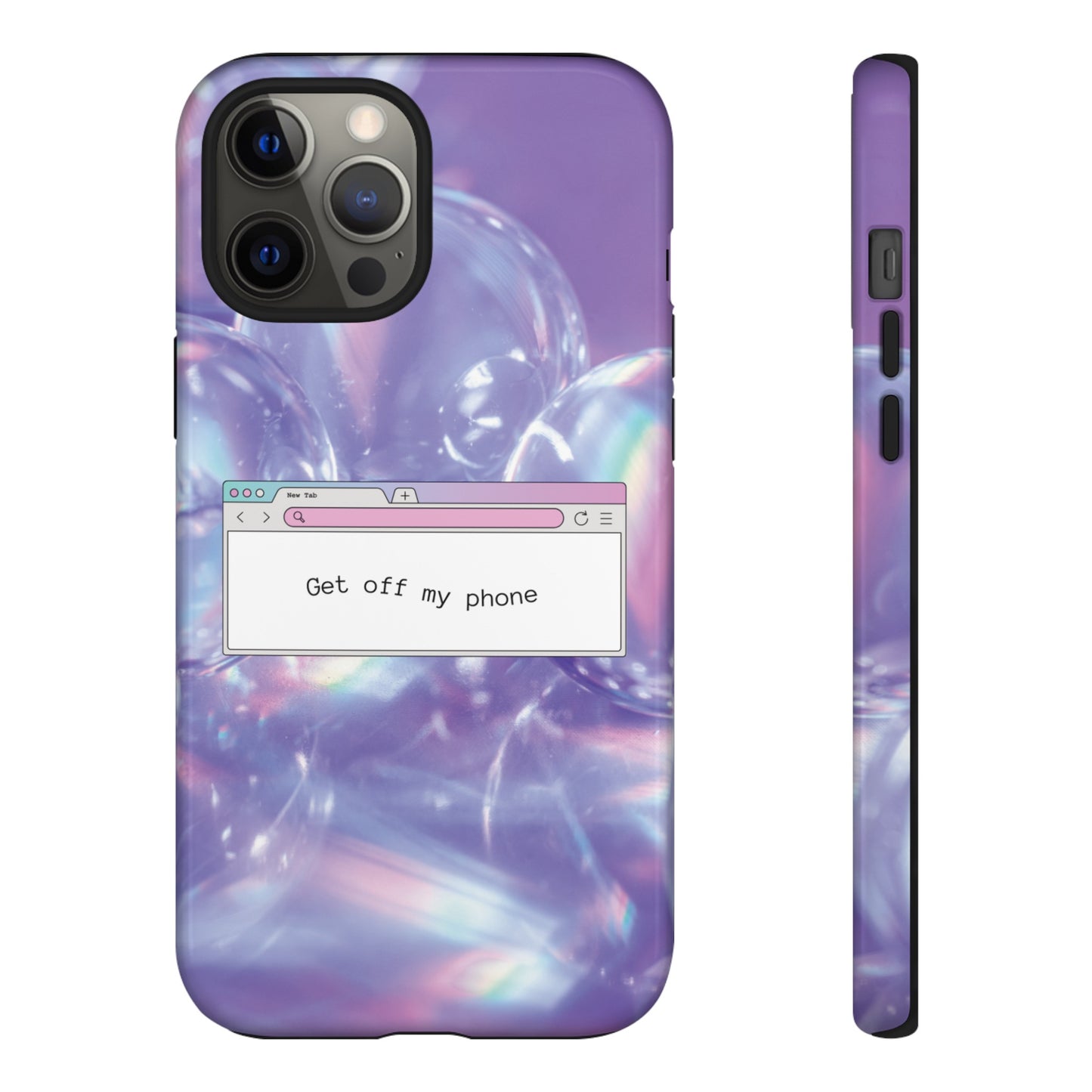 Get Off My Phone Wallpaper Phone Case | iPhone 15 Plus/ Pro, 14, 13, 12| Google Pixel 7, Pro, 5| Samsung Galaxy S23 All Major Phone Models