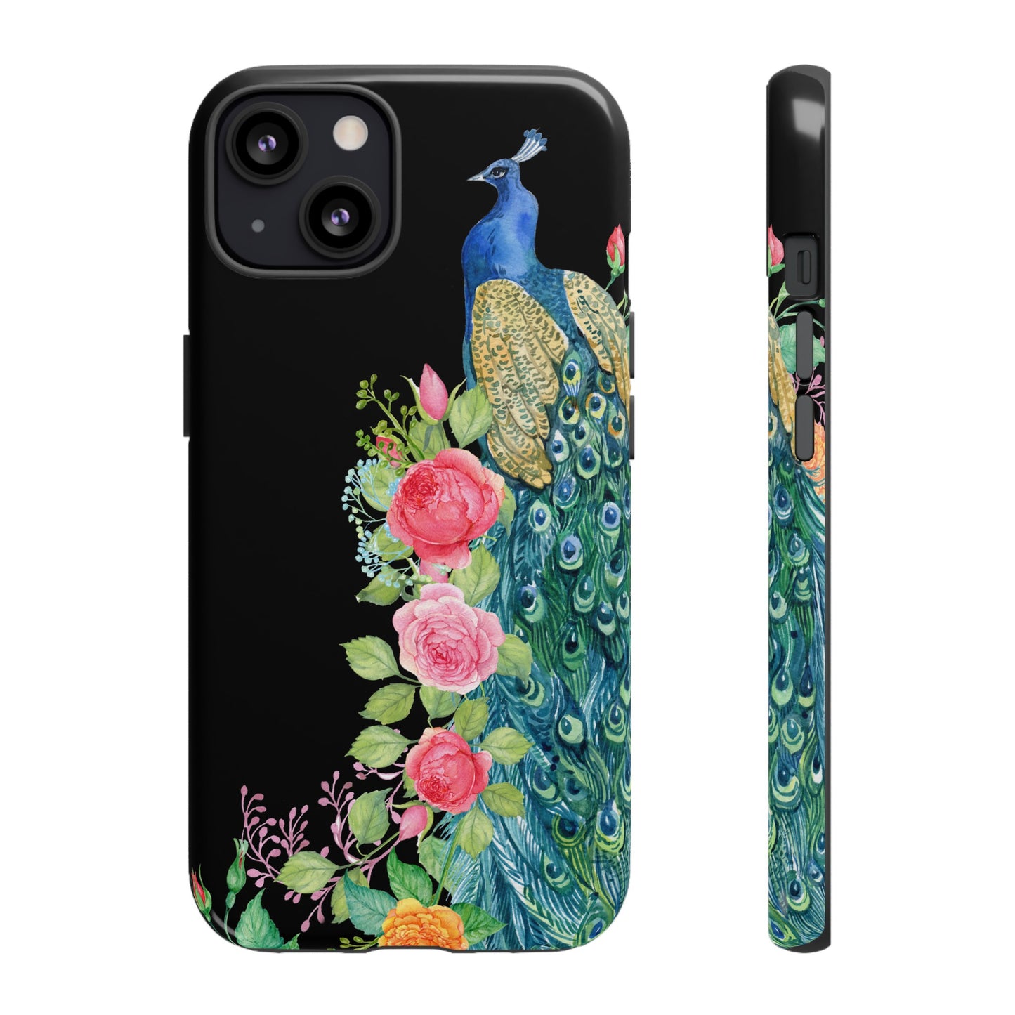 Peacock Wallpaper Phone Case | iPhone 15 Plus/ Pro, 14, 13, 12| Google Pixel 7, Pro, 5| Samsung Galaxy S23 All Major Phone Models