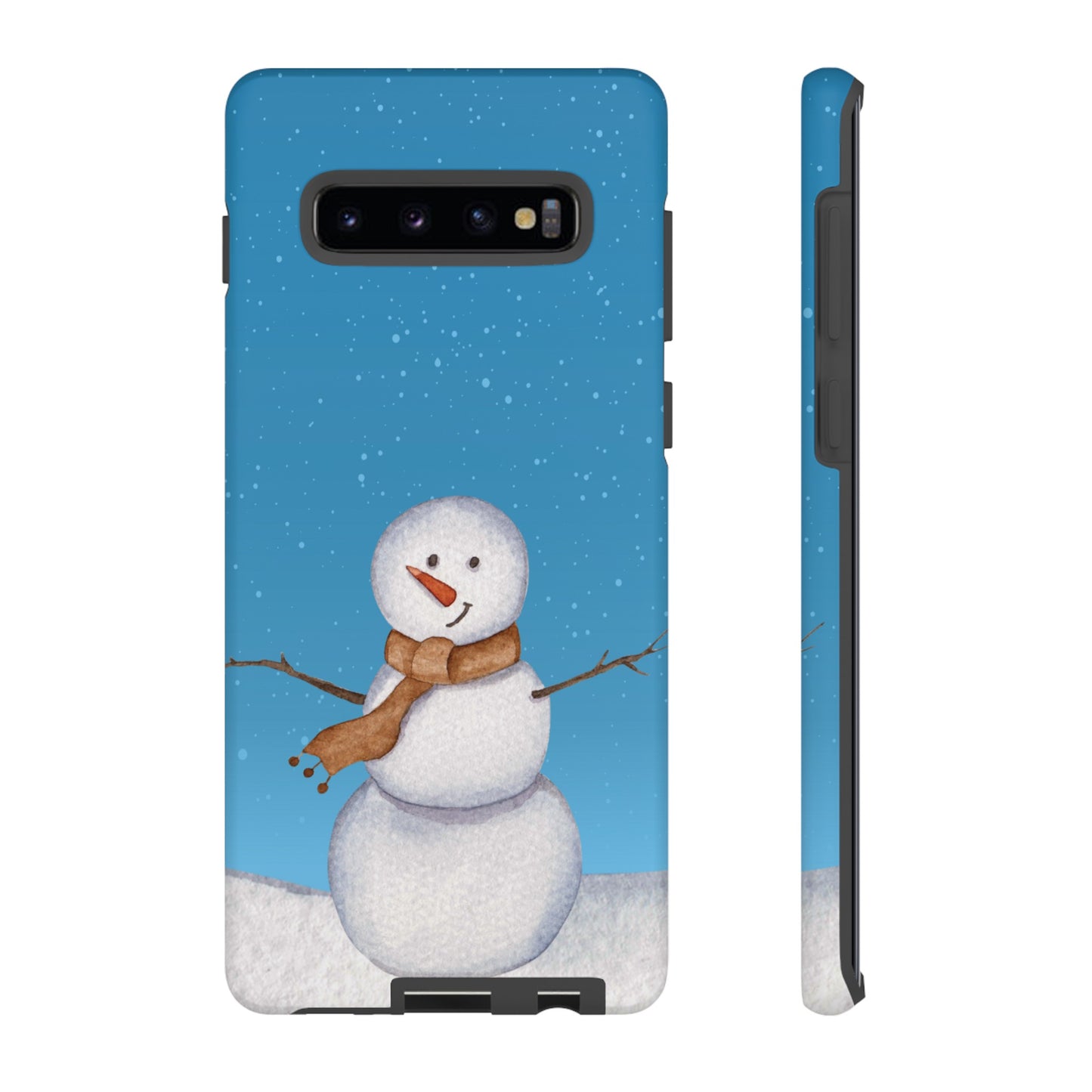 Snowman Wallpaper Phone Case | iPhone 15 Plus/ Pro, 14, 13, 12| Google Pixel 7, Pro, 5| Samsung Galaxy S23 All Major Phone Models