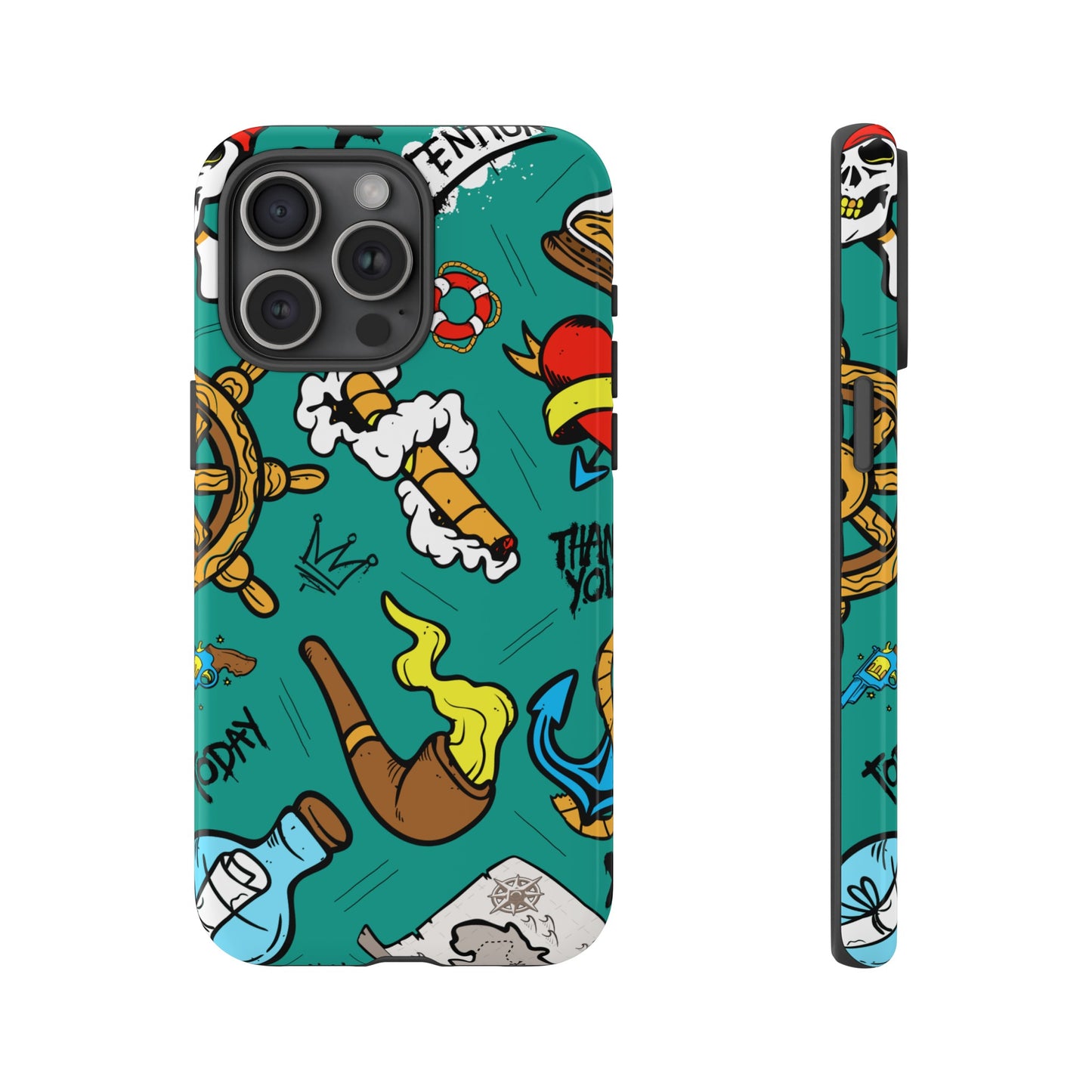 Pirate Wallpaper Phone Case | iPhone 15 Plus/ Pro, 14, 13, 12| Google Pixel 7, Pro, 5| Samsung Galaxy S23 All Major Phone Models