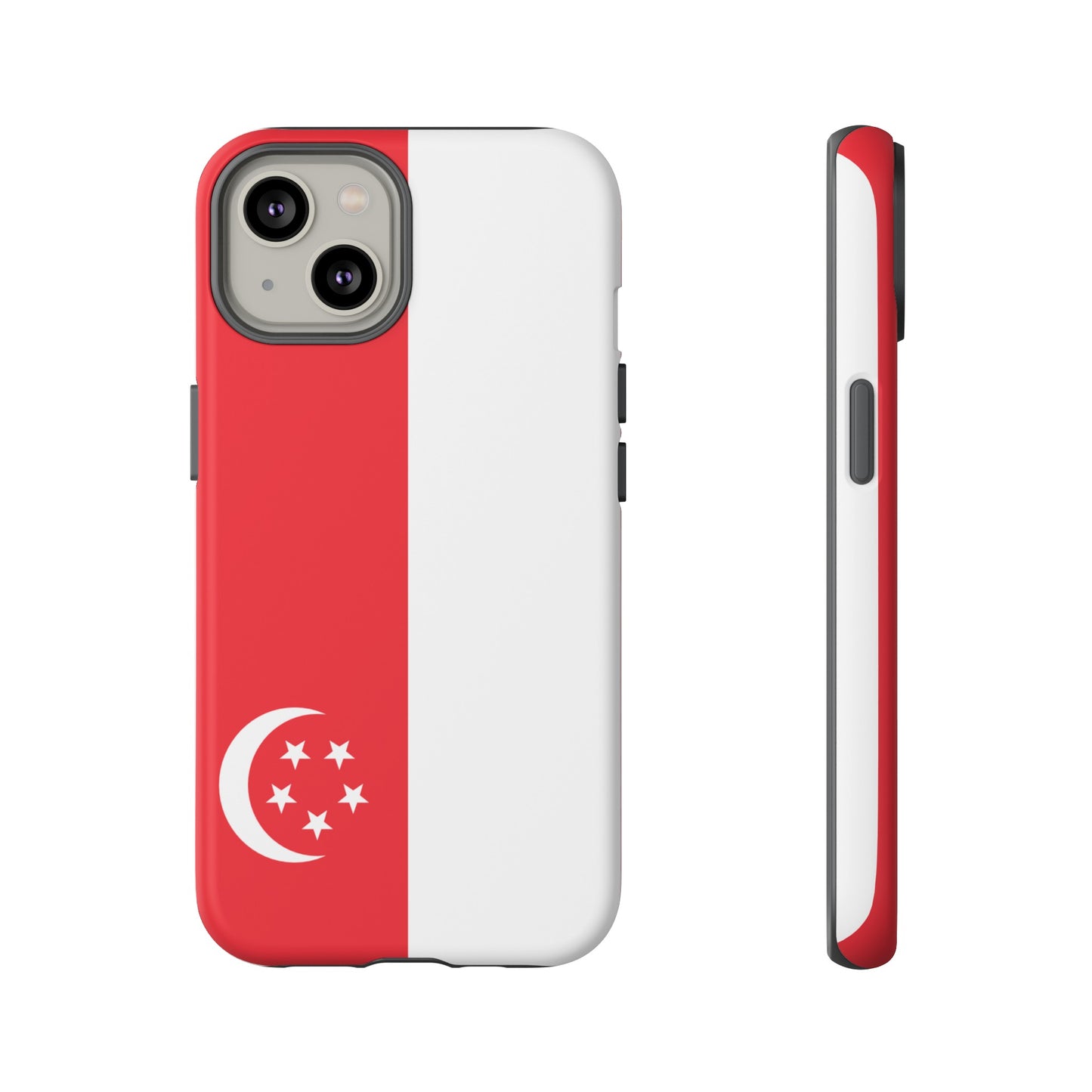 Singapore Flag Phone Case | iPhone 15 Plus/ Pro, 14, 13, 12| Google Pixel 7, Pro, 5| Samsung Galaxy S23 All Major Phone Models