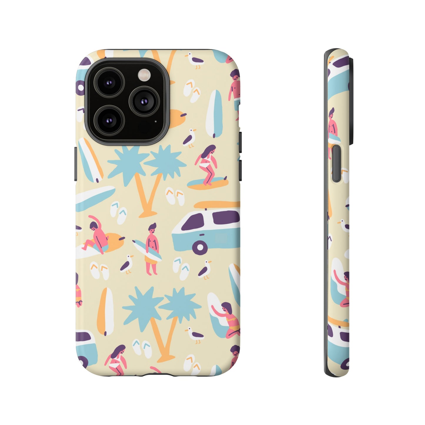 Surfers Wallpaper Phone Case | iPhone 15 Plus/ Pro, 14, 13, 12| Google Pixel 7, Pro, 5| Samsung Galaxy S23 All Major Phone Models