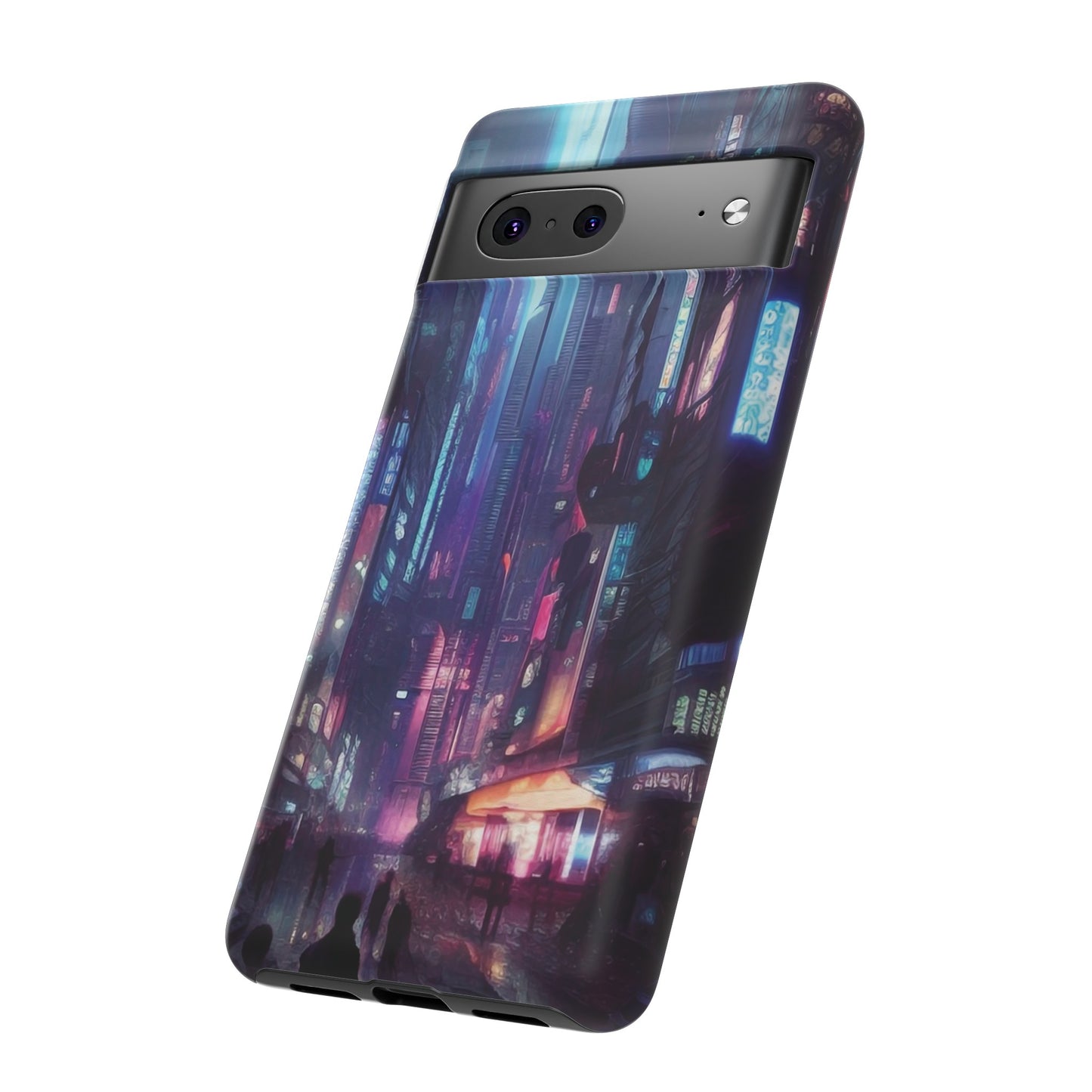 Futuristic Sci-Fi City Wallpaper Phone Case | iPhone 15 Plus/ Pro, 14, 13, 12| Google Pixel 7, Pro, 5| Samsung Galaxy S23 All Major Phone Models