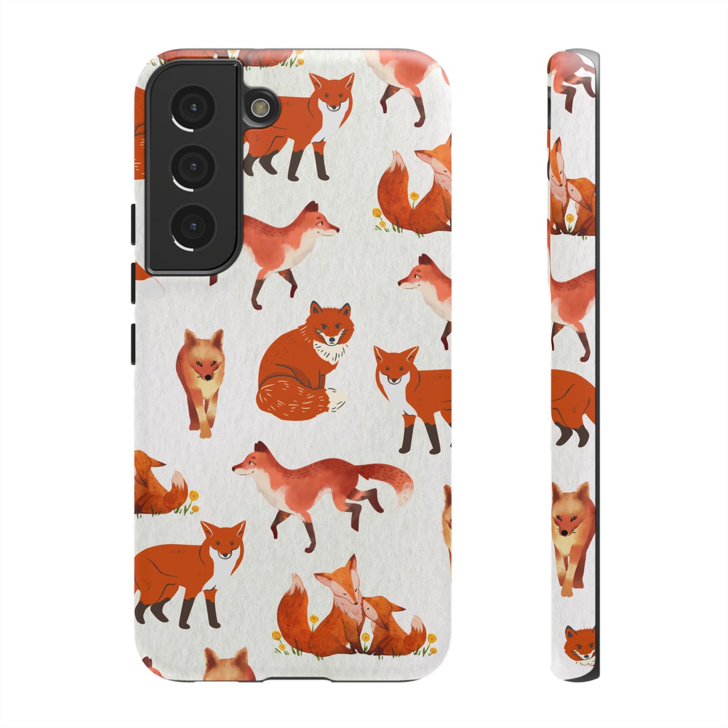 Foxes Wallpaper Phone Case | iPhone 15 Plus/ Pro, 14, 13, 12| Google Pixel 7, Pro, 5| Samsung Galaxy S23 All Major Phone Models