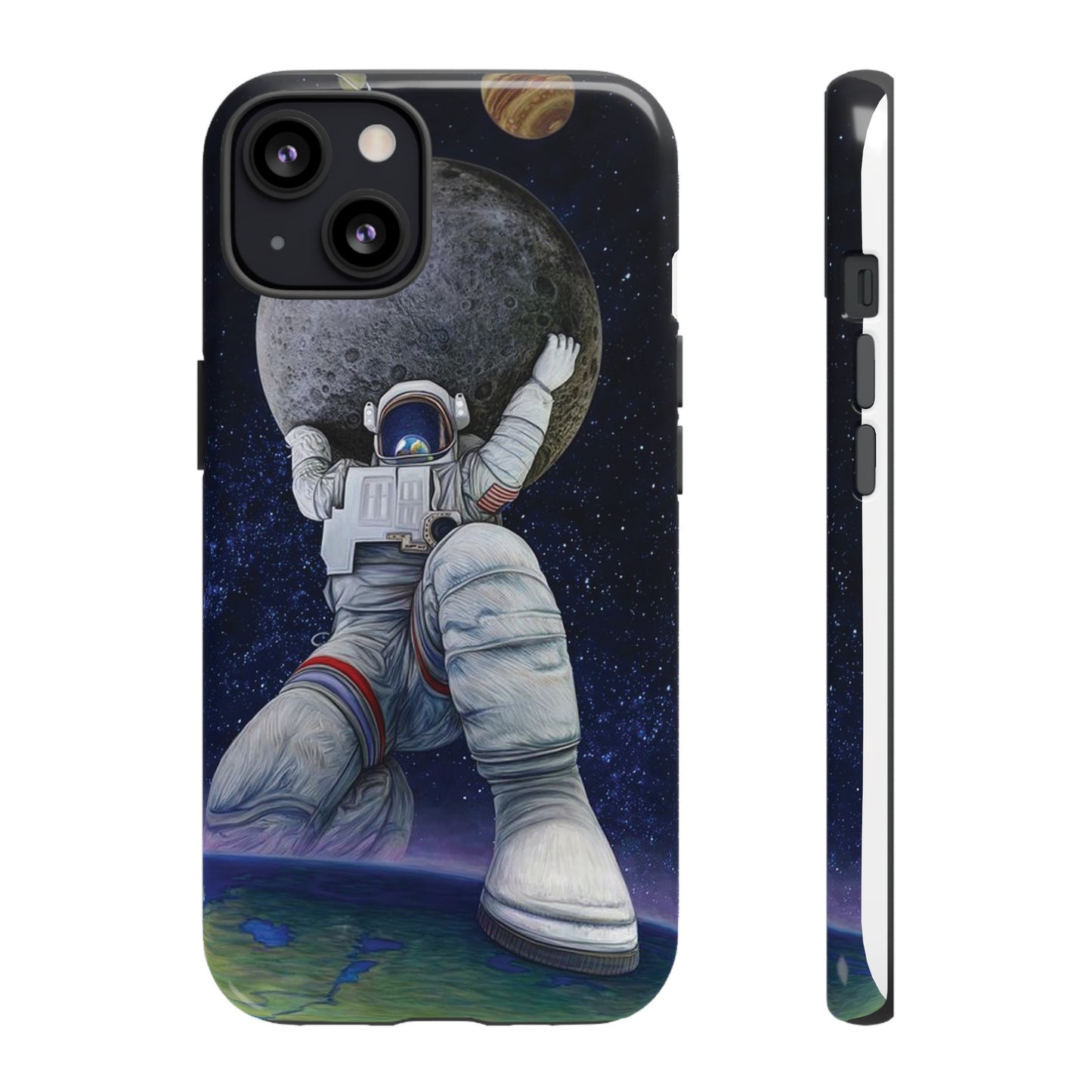 Astronaut Holding The Moon Phone Case | iPhone 15 Plus/ Pro, 14, 13, 12| Google Pixel 7, Pro, 5| Samsung Galaxy S23 All Major Phone Models