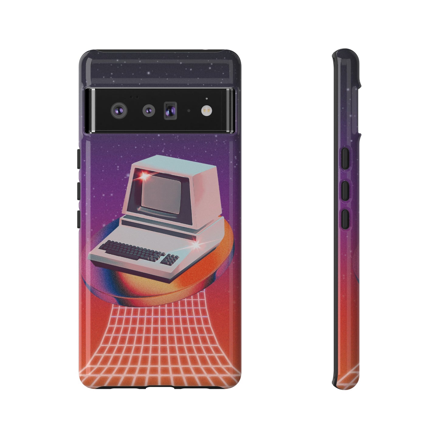 Retro Computer Phone Case | iPhone 15 Plus/ Pro, 14, 13, 12| Google Pixel 7, Pro, 5| Samsung Galaxy S23 All Major Phone Models