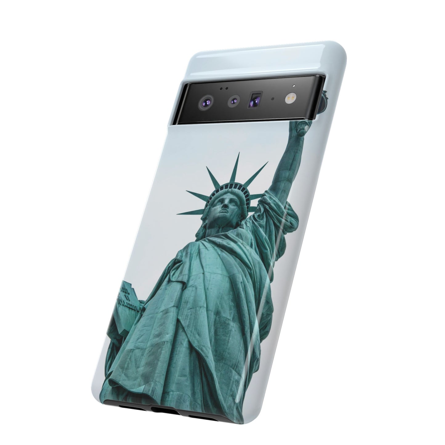 Statue of Liberty Wallpaper Phone Case | iPhone 15 Plus/ Pro, 14, 13, 12| Google Pixel 7, Pro, 5| Samsung Galaxy S23 All Major Phone Models