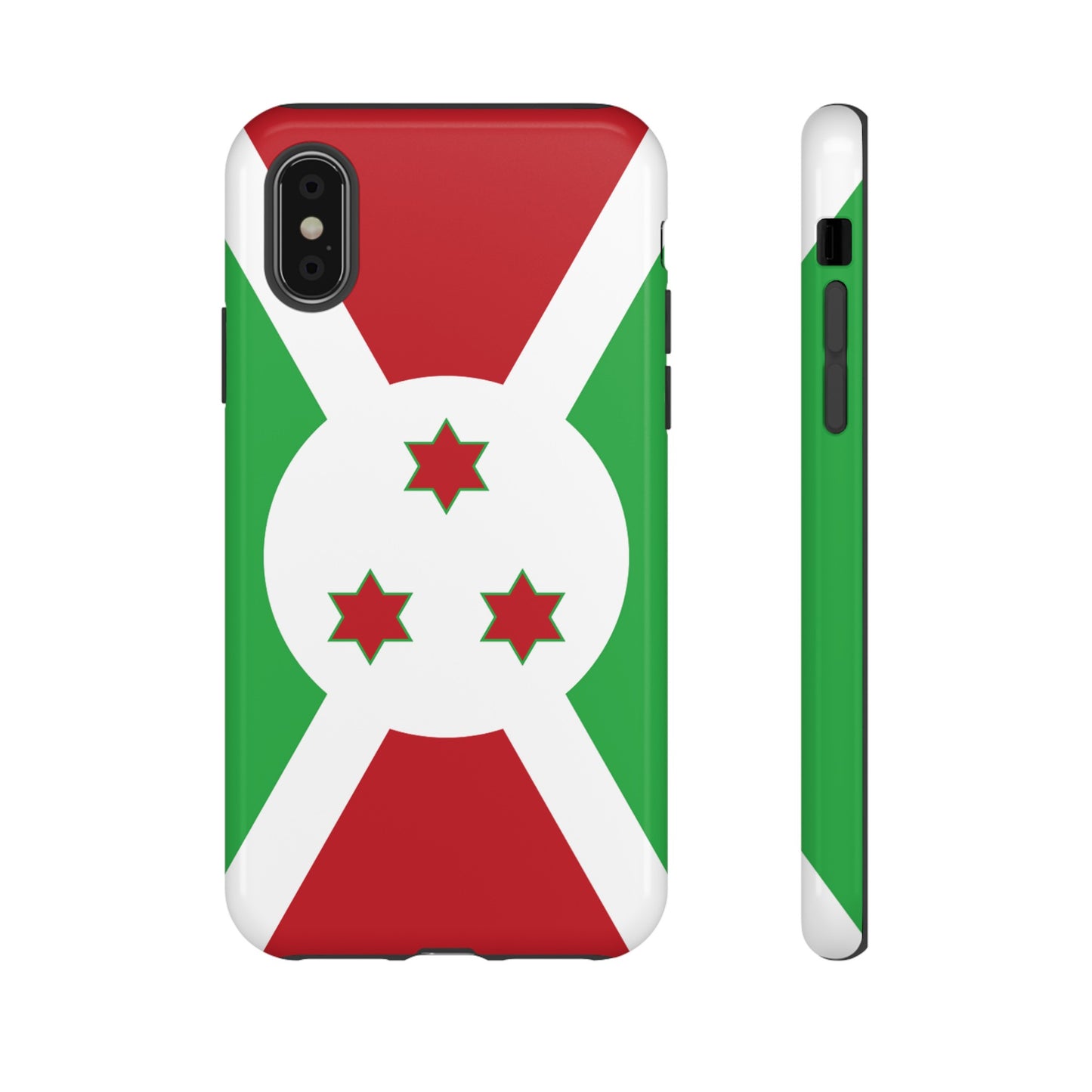 Burundi Flag Phone Case | iPhone 15 Plus/ Pro, 14, 13, 12| Google Pixel 7, Pro, 5| Samsung Galaxy S23 All Major Phone Models