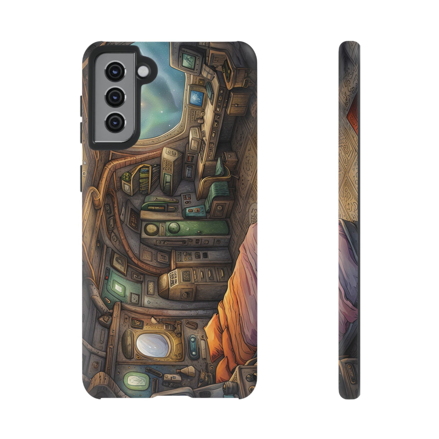 Cosy Spaceship Wallpaper Phone Case | iPhone 15 Plus/ Pro, 14, 13, 12| Google Pixel 7, Pro, 5| Samsung Galaxy S23 All Major Phone Models