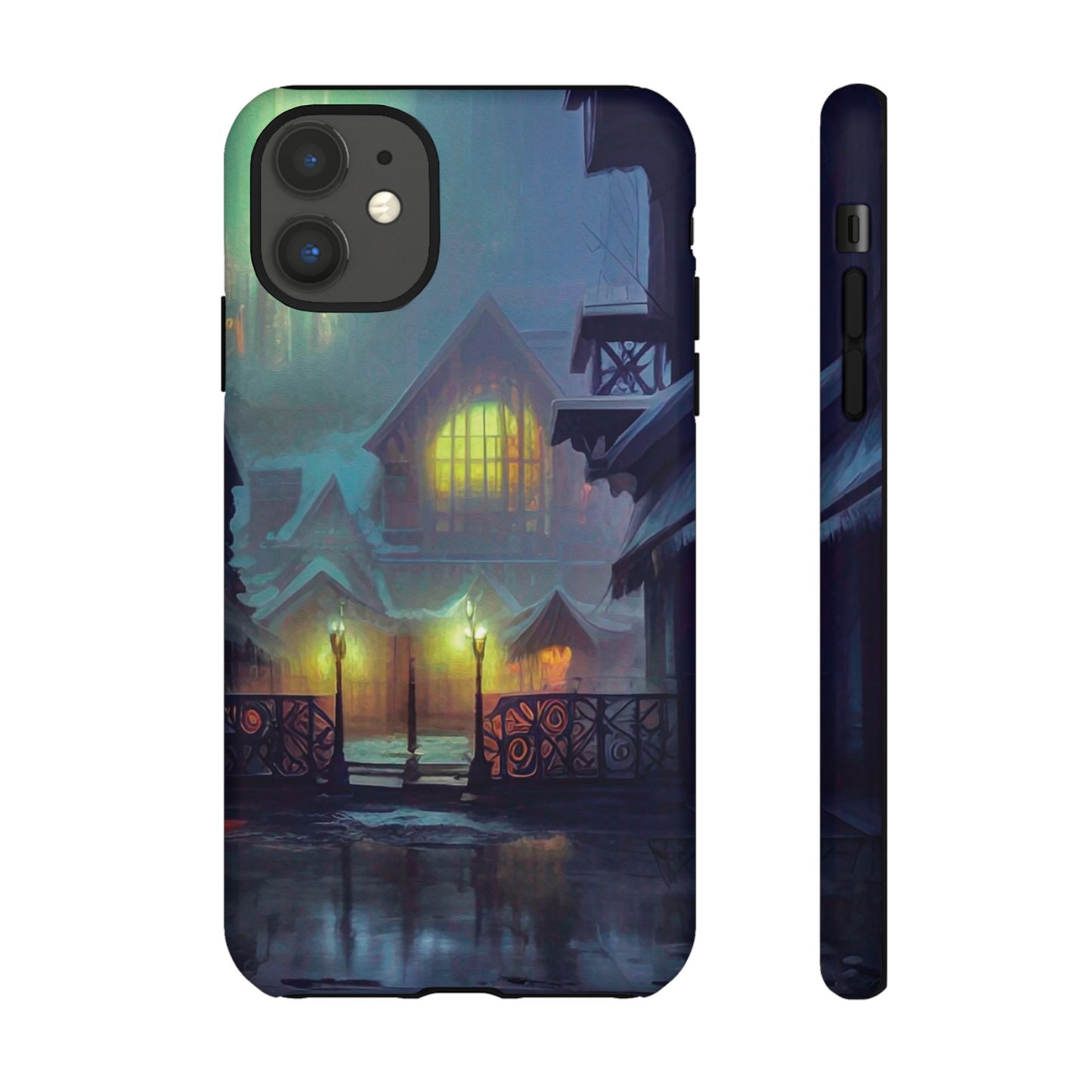 Cottage at Night Wallpaper Phone Case | iPhone 15 Plus/ Pro, 14, 13, 12| Google Pixel 7, Pro, 5| Samsung Galaxy S23 All Major Phone Models