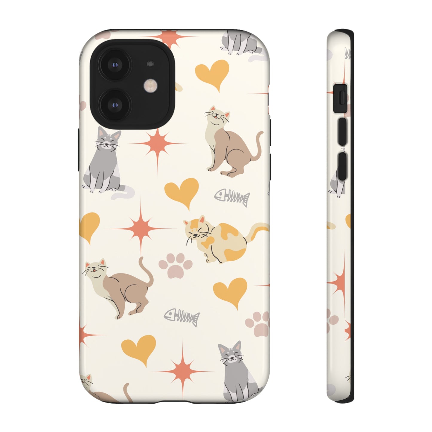 Cute Cat Wallpaper Phone Case | iPhone 15 Plus/ Pro, 14, 13, 12| Google Pixel 7, Pro, 5| Samsung Galaxy S23 All Major Phone Models