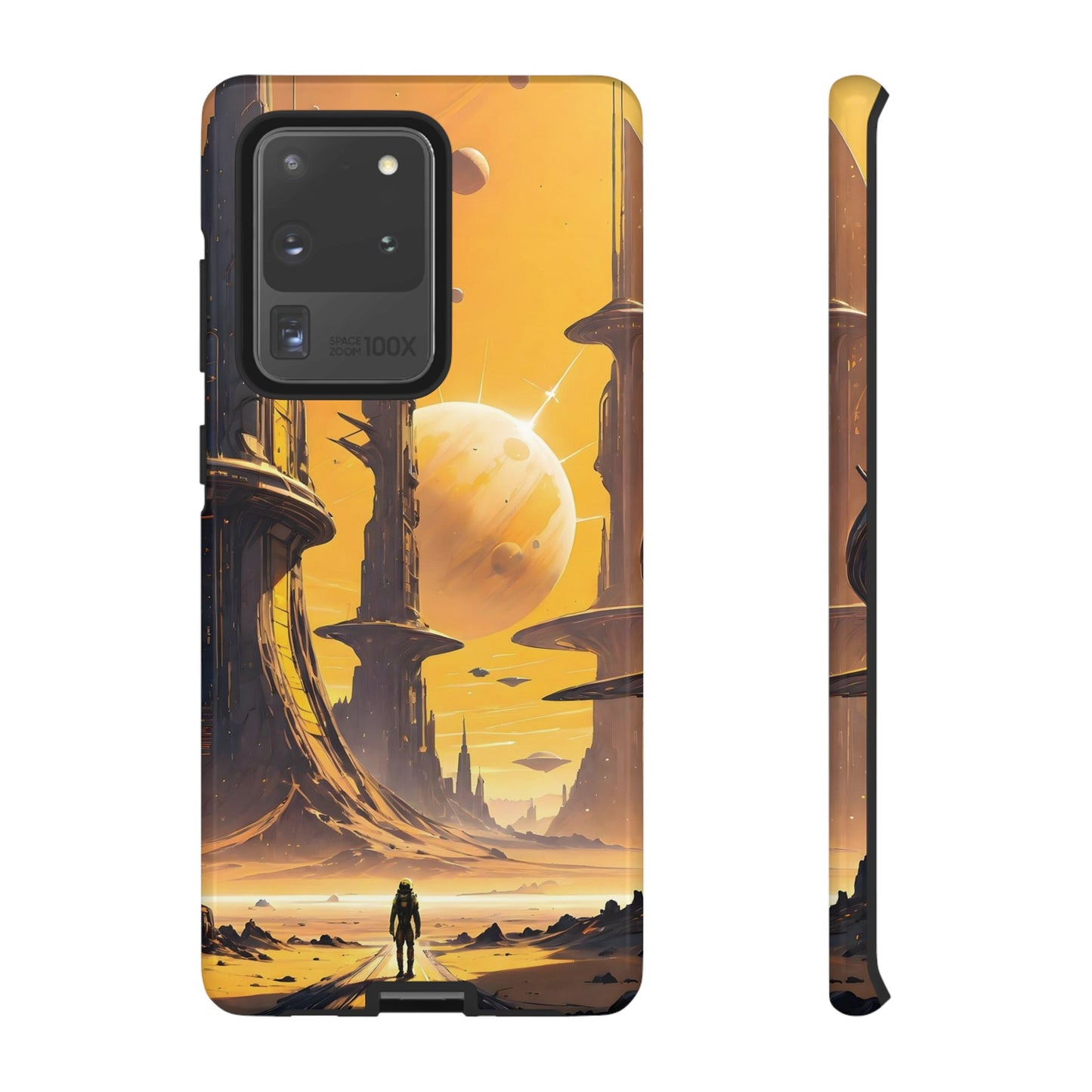 Distant Planets Sci Fi Wallpaper Phone Case | iPhone 15 Plus/ Pro, 14, 13, 12| Google Pixel 7, Pro, 5| Samsung Galaxy S23 All Major Phone Models