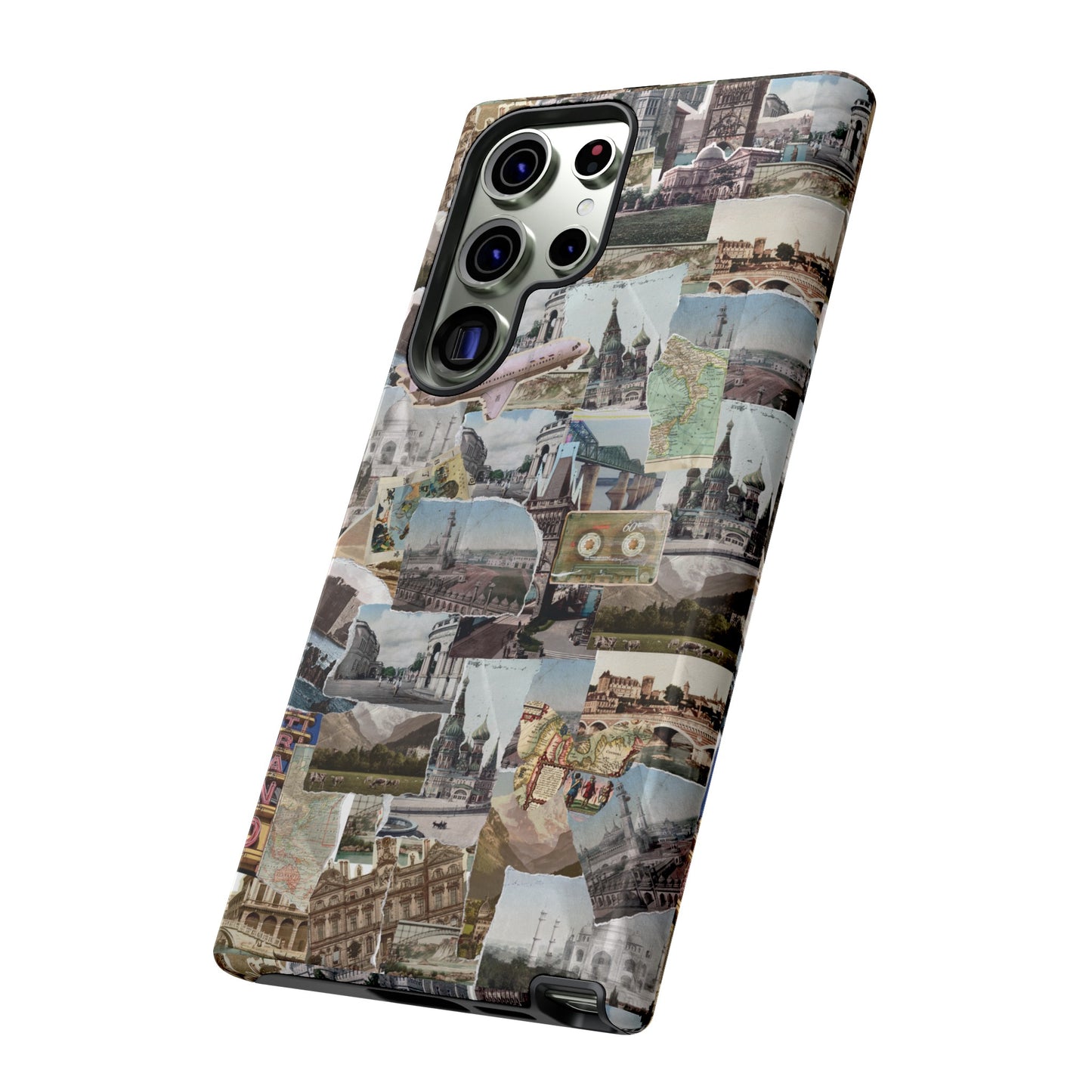 Travel Collage Wallpaper Phone Case | iPhone 15 Plus/ Pro, 14, 13, 12| Google Pixel 7, Pro, 5| Samsung Galaxy S23 All Major Phone Models