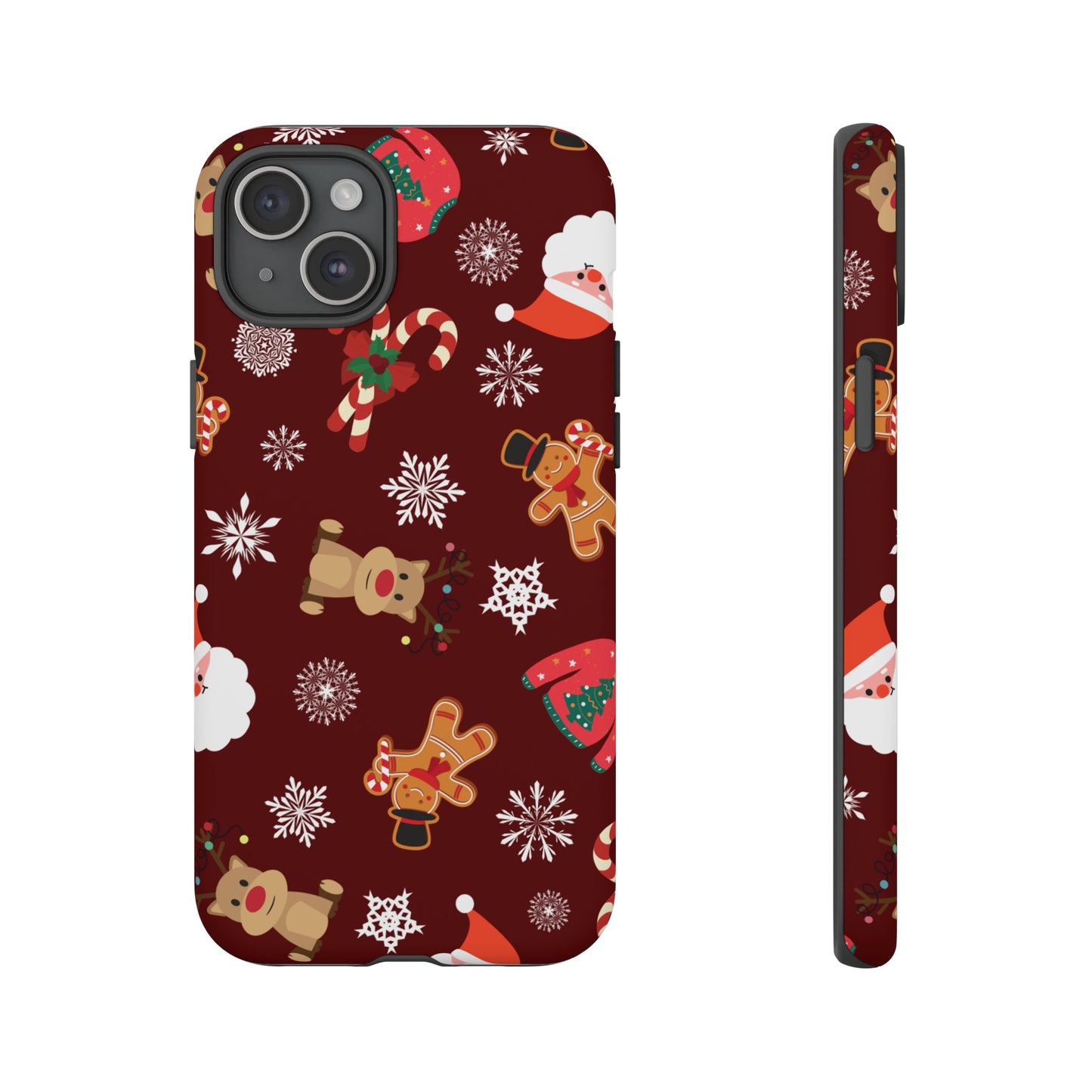 Festive Christmas Wallpaper Phone Case | iPhone 15 Plus/ Pro, 14, 13, 12| Google Pixel 7, Pro, 5| Samsung Galaxy S23 All Major Phone Models