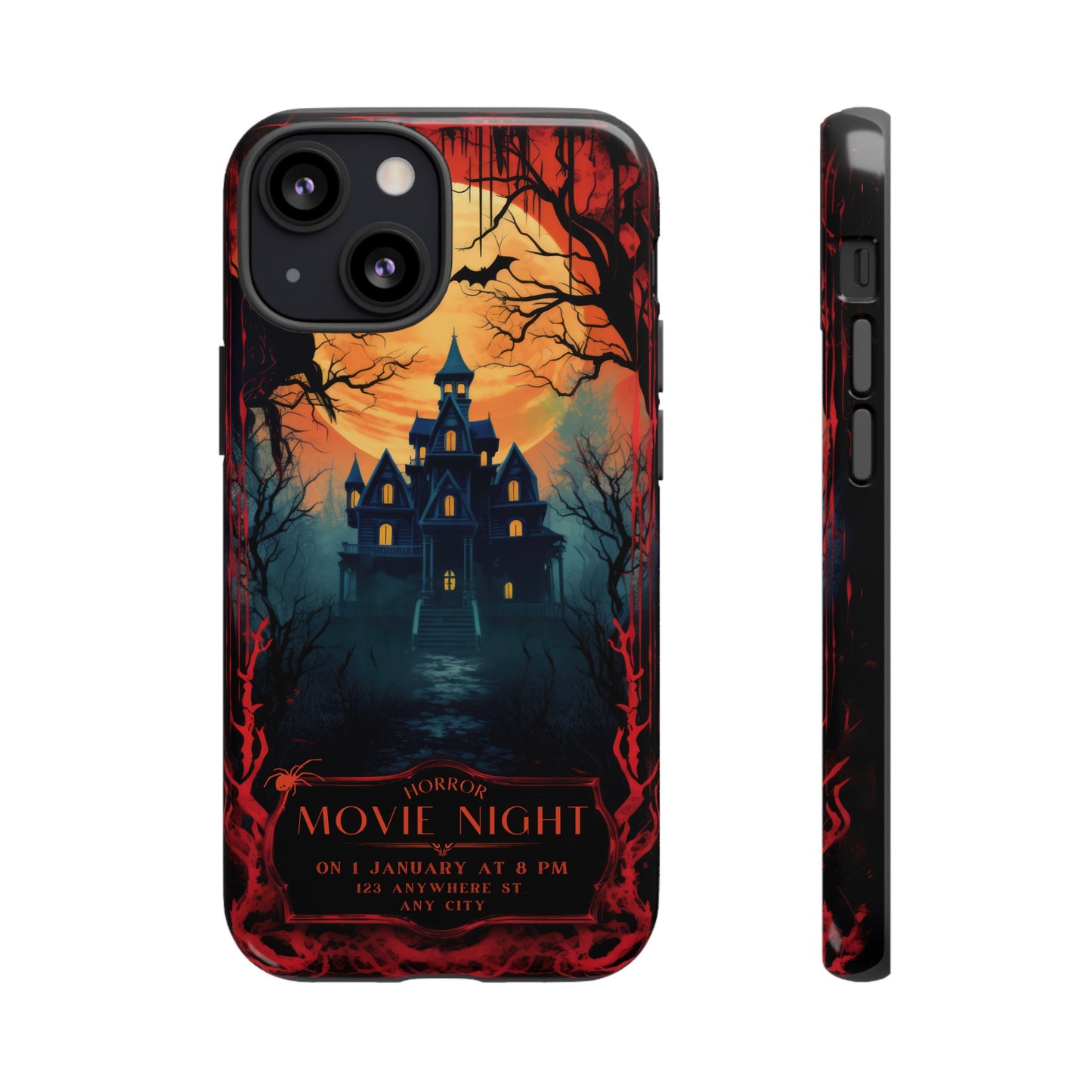 Horror Movie Night Phone Case | iPhone 15 Plus/ Pro, 14, 13, 12| Google Pixel 7, Pro, 5| Samsung Galaxy S23 All Major Phone Models