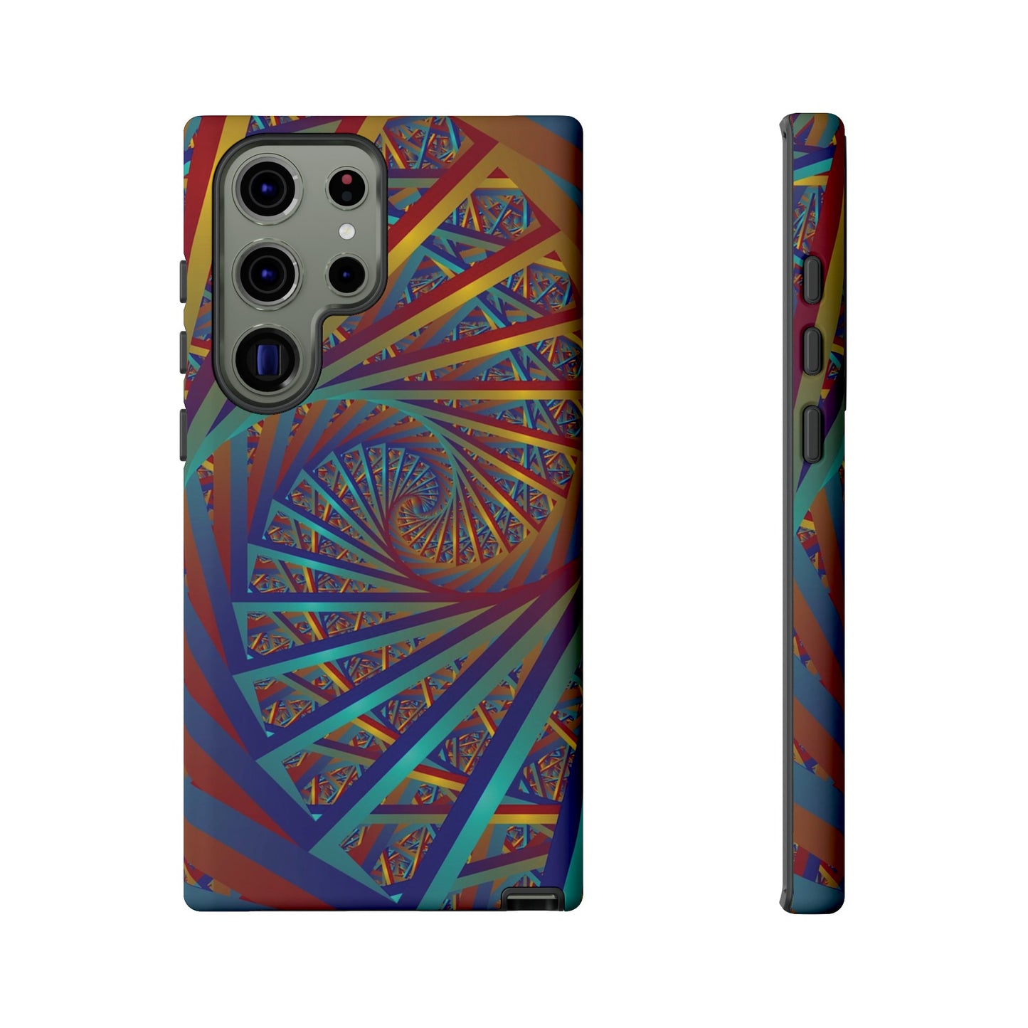 Colourful Spiral Wallpaper Phone Case | iPhone 15 Plus/ Pro, 14, 13, 12| Google Pixel 7, Pro, 5| Samsung Galaxy S23 All Major Phone Models