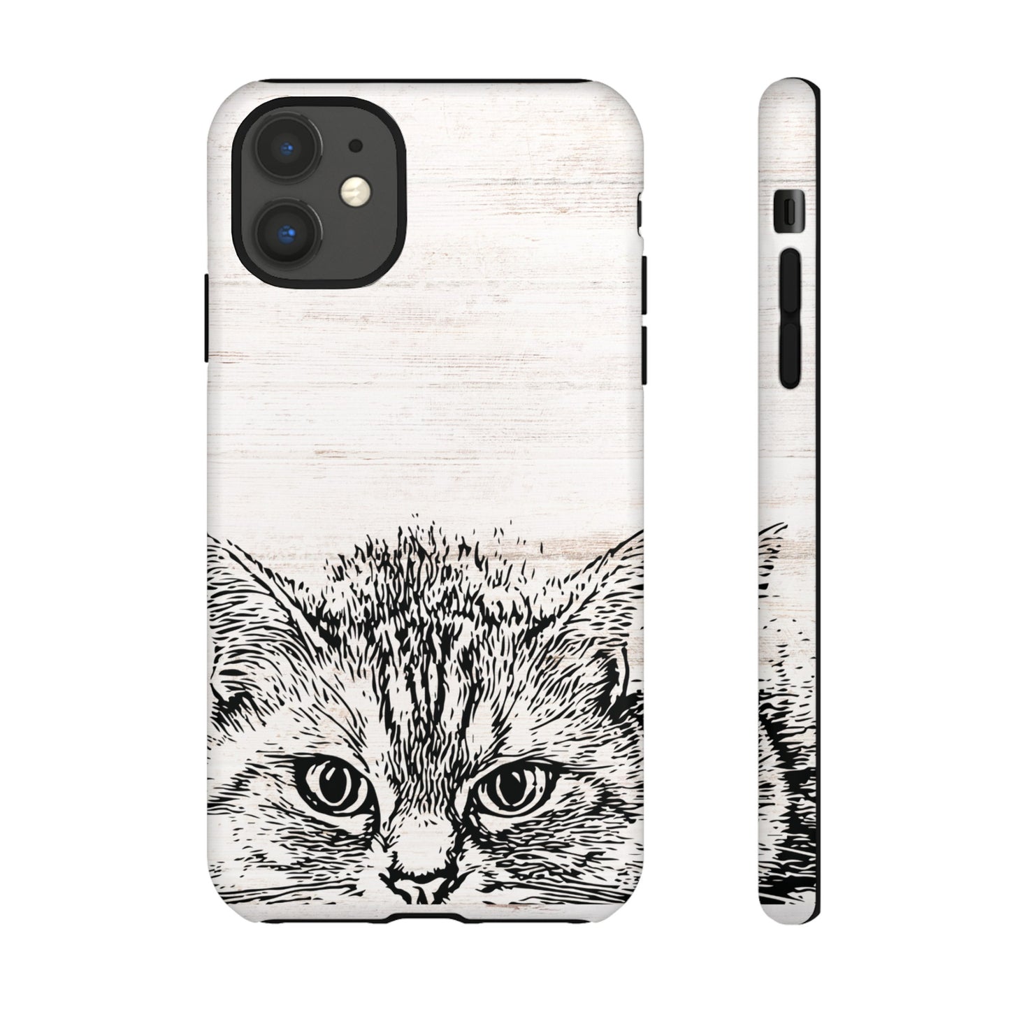 Close- Up Cat Wallpaper Phone Case | iPhone 15 Plus/ Pro, 14, 13, 12| Google Pixel 7, Pro, 5| Samsung Galaxy S23 All Major Phone Models