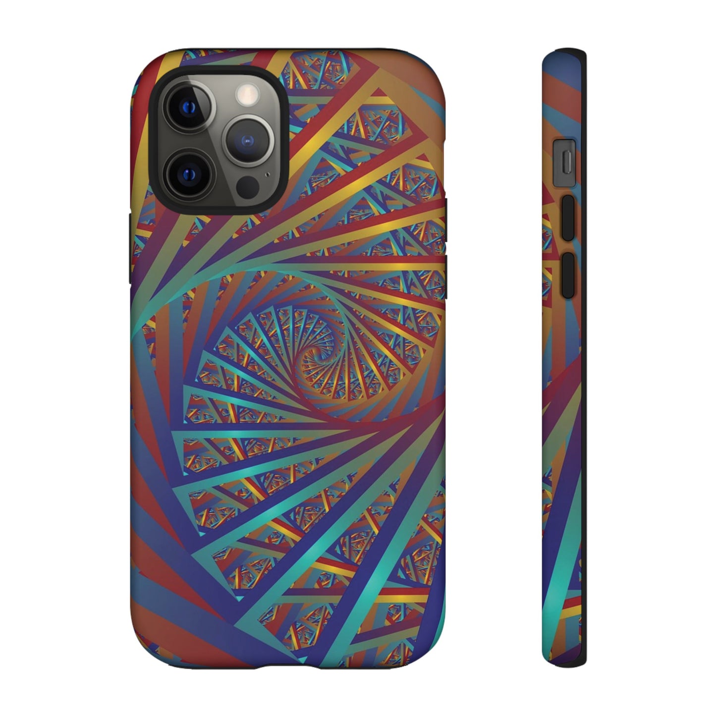 Colourful Spiral Wallpaper Phone Case | iPhone 15 Plus/ Pro, 14, 13, 12| Google Pixel 7, Pro, 5| Samsung Galaxy S23 All Major Phone Models