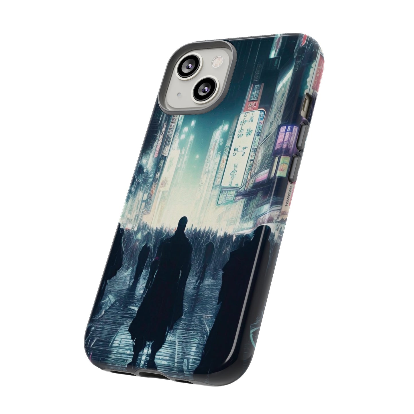 Strangers in the City Wallpaper Phone Case | iPhone 15 Plus/ Pro, 14, 13, 12| Google Pixel 7, Pro, 5| Samsung Galaxy S23 All Major Phone Models