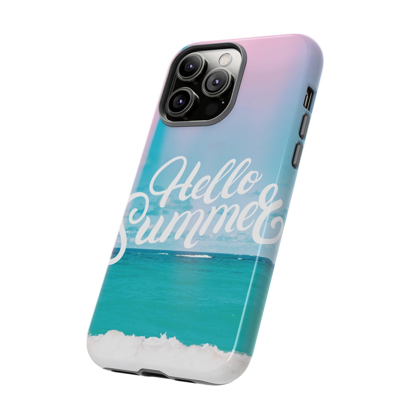 Hello Summer Wallpaper Phone Case | iPhone 15 Plus/ Pro, 14, 13, 12| Google Pixel 7, Pro, 5| Samsung Galaxy S23 All Major Phone Models