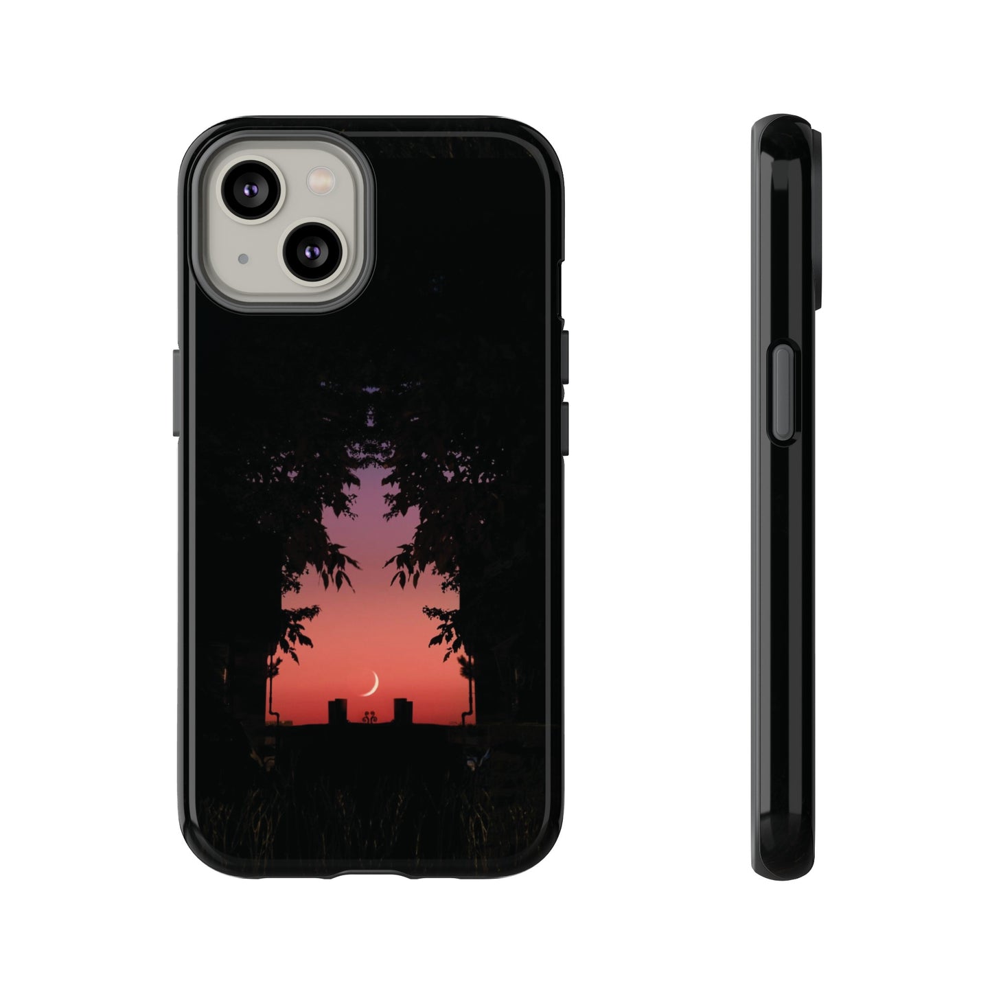 Crescent Night Wallpaper Phone Case | iPhone 15 Plus/ Pro, 14, 13, 12| Google Pixel 7, Pro, 5| Samsung Galaxy S23 All Major Phone Models