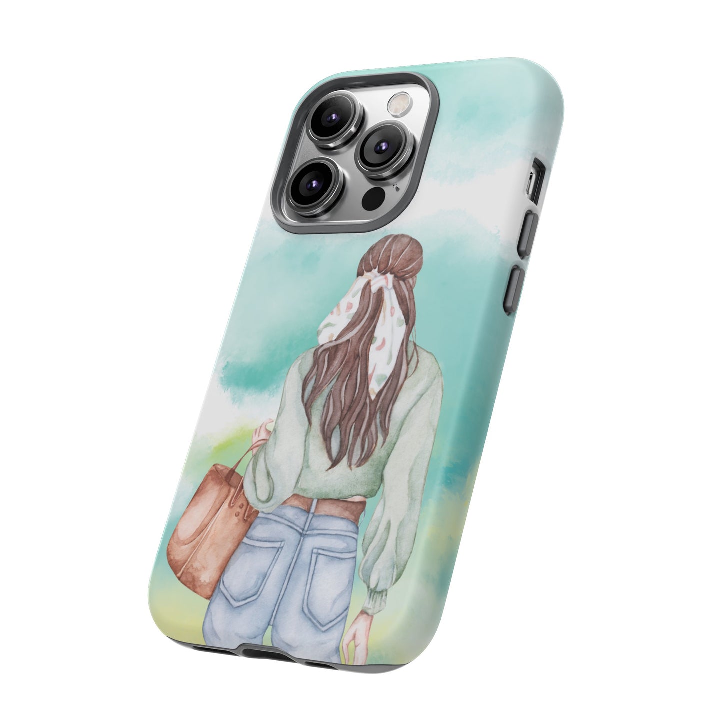 Girl Wallpaper Phone Case | iPhone 15 Plus/ Pro, 14, 13, 12| Google Pixel 7, Pro, 5| Samsung Galaxy S23 All Major Phone Models