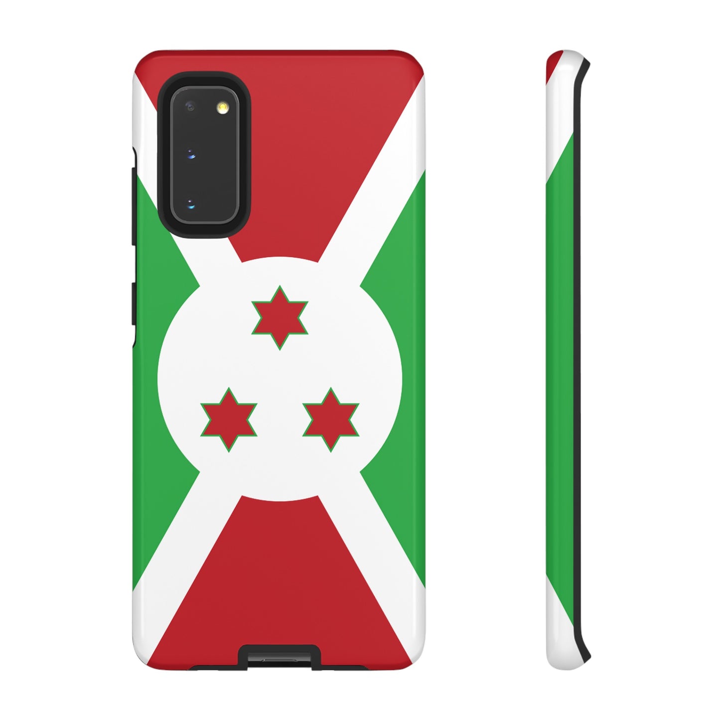 Burundi Flag Phone Case | iPhone 15 Plus/ Pro, 14, 13, 12| Google Pixel 7, Pro, 5| Samsung Galaxy S23 All Major Phone Models