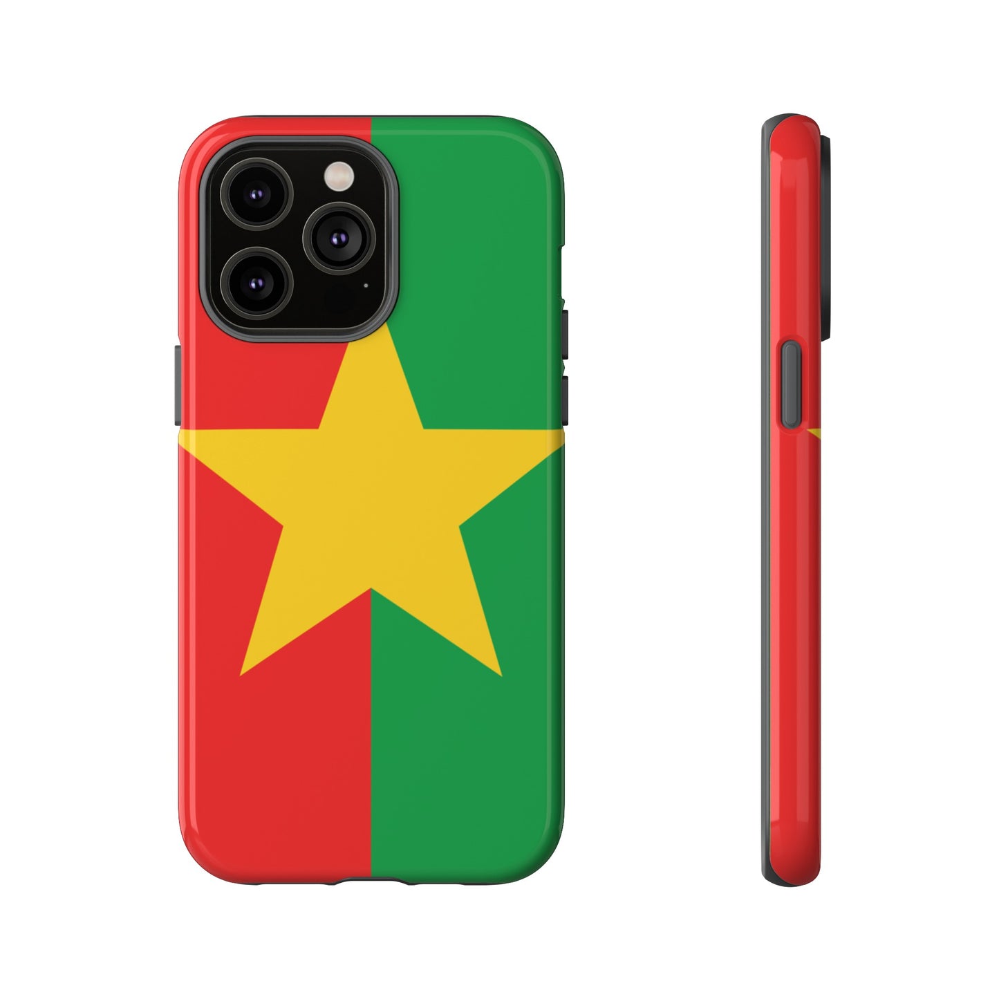 Burkina Faso Flag Phone Case | iPhone 15 Plus/ Pro, 14, 13, 12| Google Pixel 7, Pro, 5| Samsung Galaxy S23 All Major Phone Models