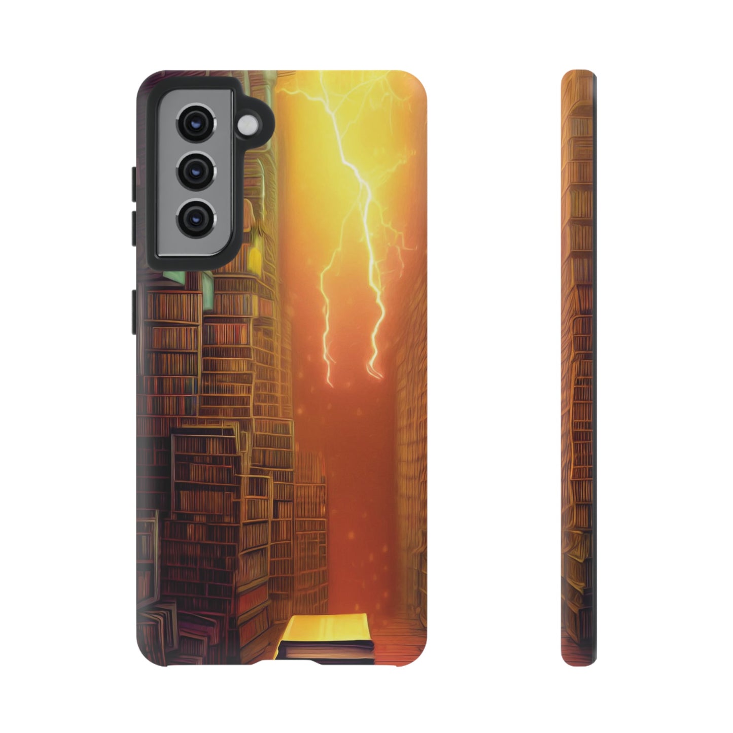 Lightning in the Library Wallpaper Phone Case | iPhone 15 Plus/ Pro, 14, 13, 12| Google Pixel 7, Pro, 5| Samsung Galaxy S23 All Major Phone Models