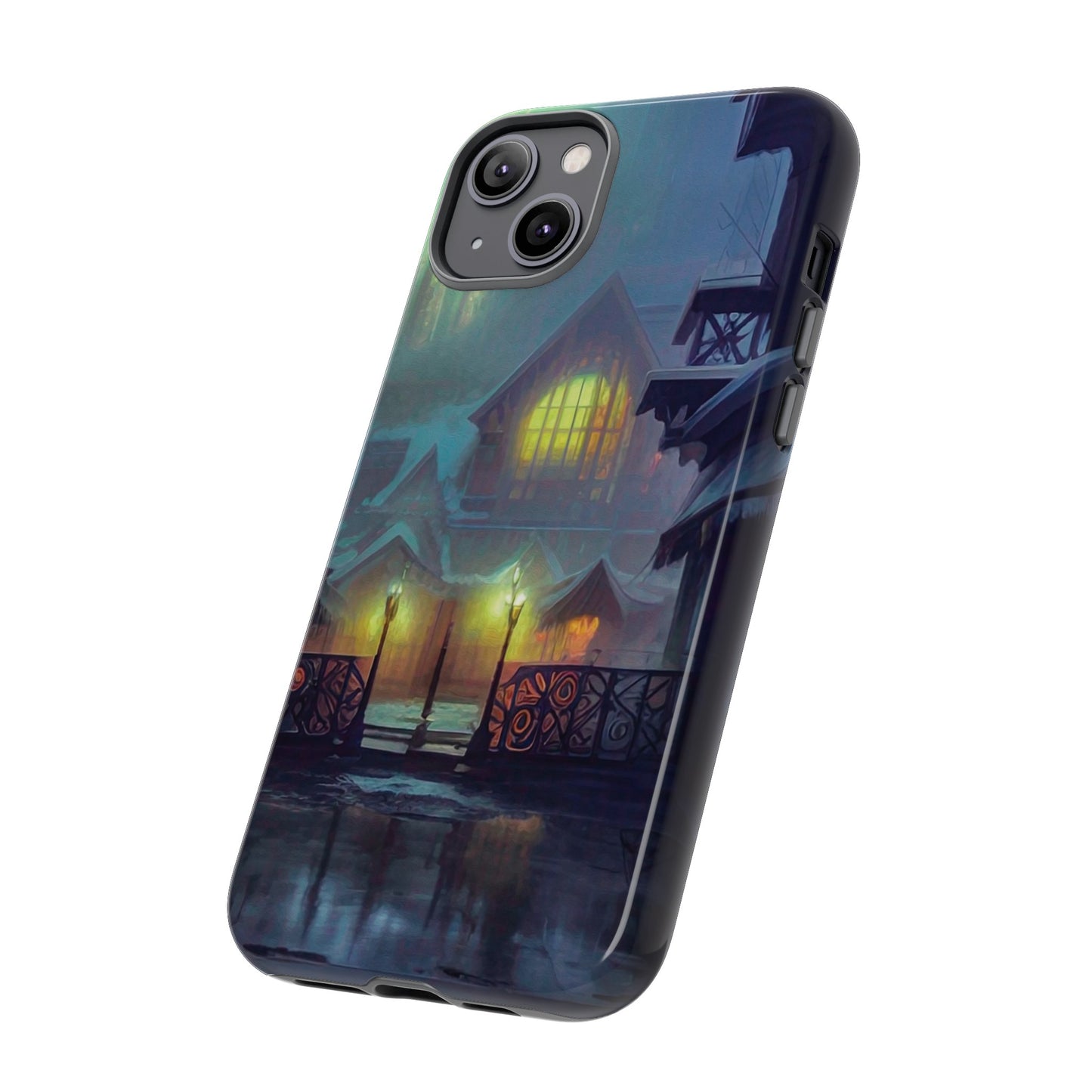 Cottage at Night Wallpaper Phone Case | iPhone 15 Plus/ Pro, 14, 13, 12| Google Pixel 7, Pro, 5| Samsung Galaxy S23 All Major Phone Models