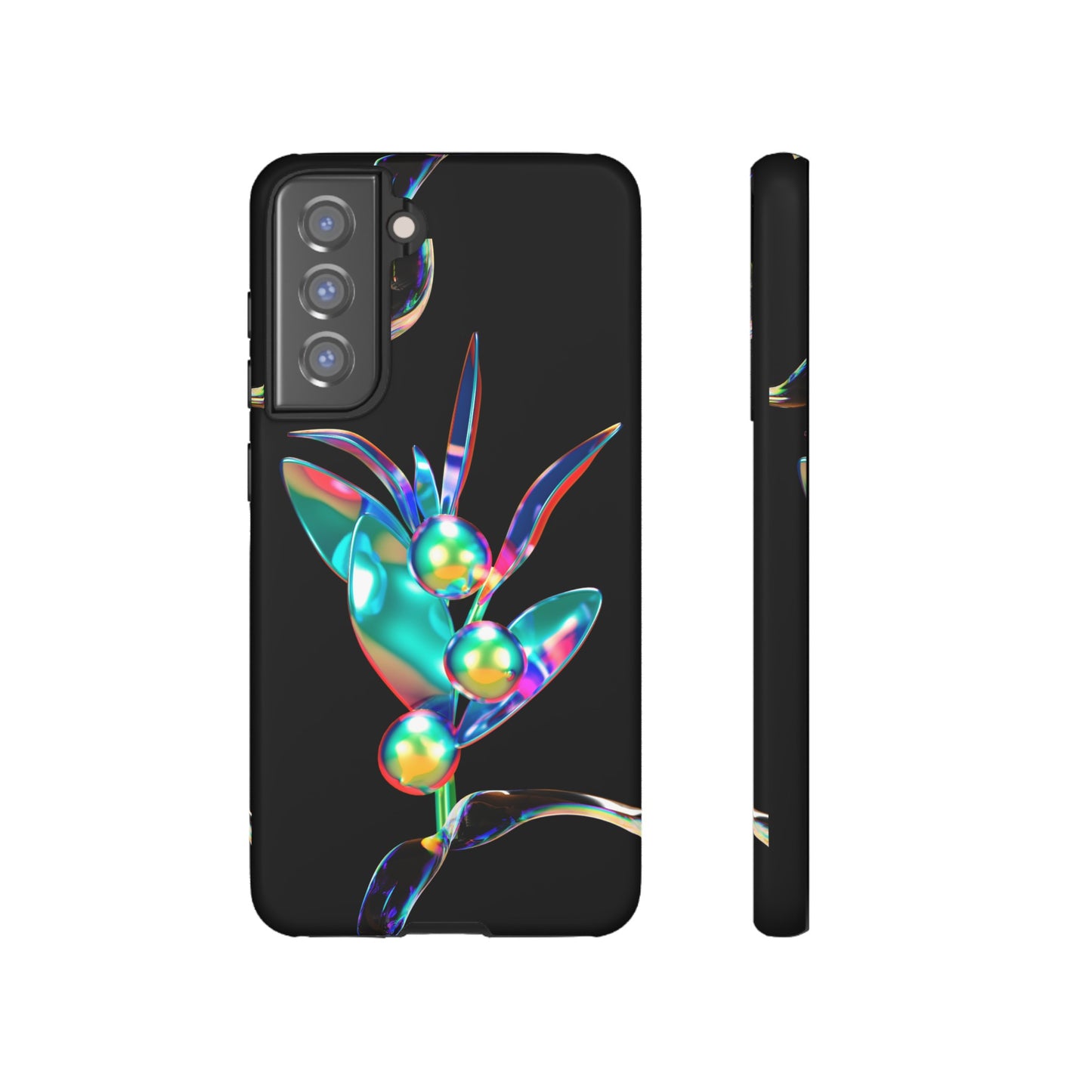 Psychedelic Flower Wallpaper Phone Case | iPhone 15 Plus/ Pro, 14, 13, 12| Google Pixel 7, Pro, 5| Samsung Galaxy S23 All Major Phone Models