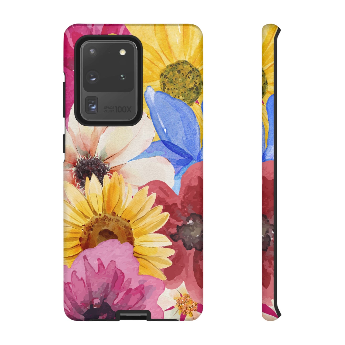 Overlapping Flowers Wallpaper Phone Case | iPhone 15 Plus/ Pro, 14, 13, 12| Google Pixel 7, Pro, 5| Samsung Galaxy S23 All Major Phone Models