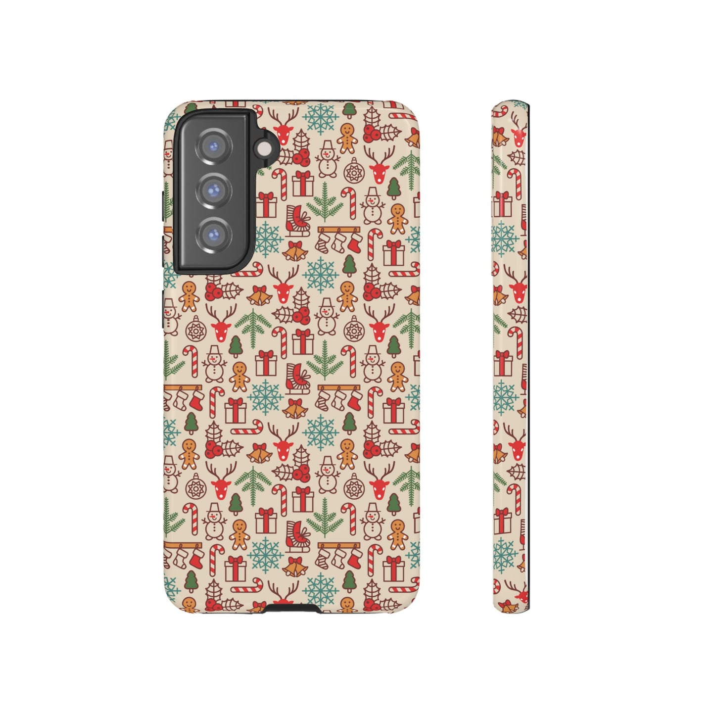 Collage Christmas Wallpaper Phone Case | iPhone 15 Plus/ Pro, 14, 13, 12| Google Pixel 7, Pro, 5| Samsung Galaxy S23 All Major Phone Models